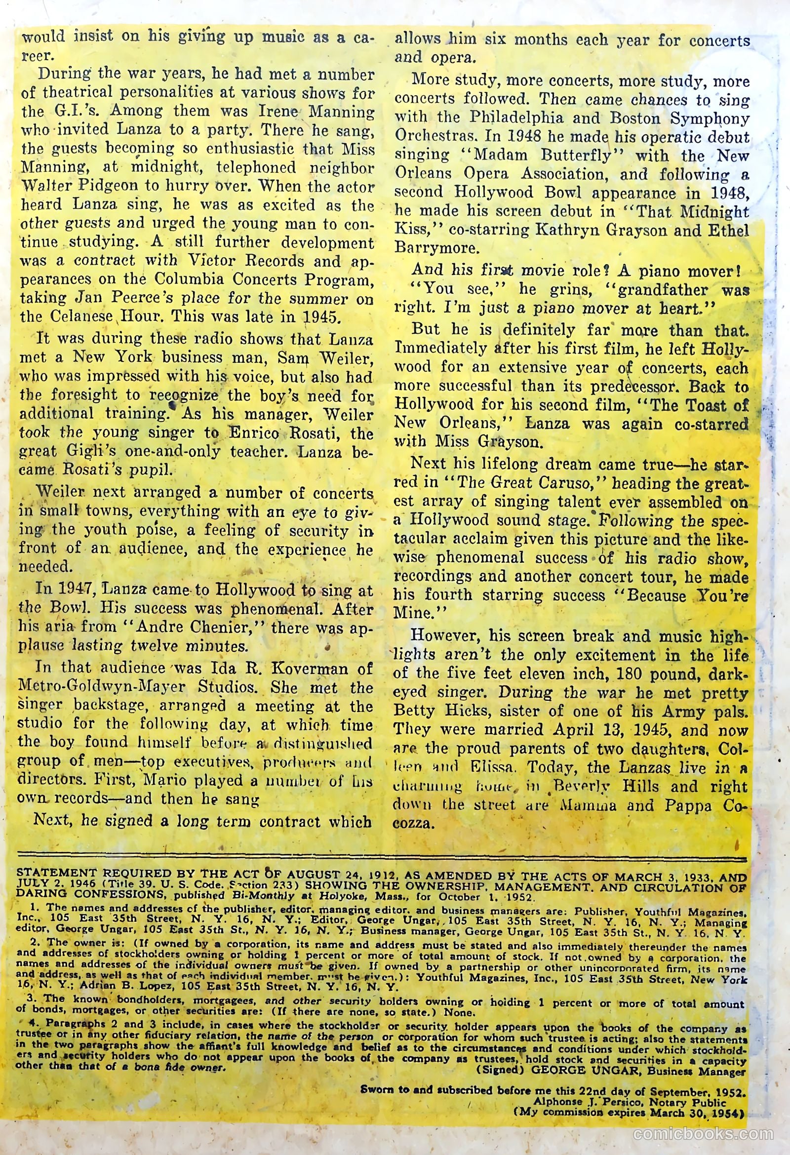 Daring Confessions #7 (1953) — page 19 of 37