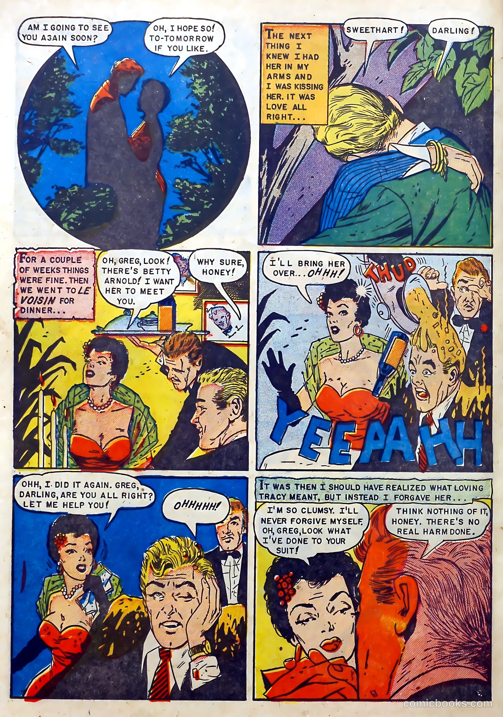 Daring Confessions #7 (1953) — page 22 of 37