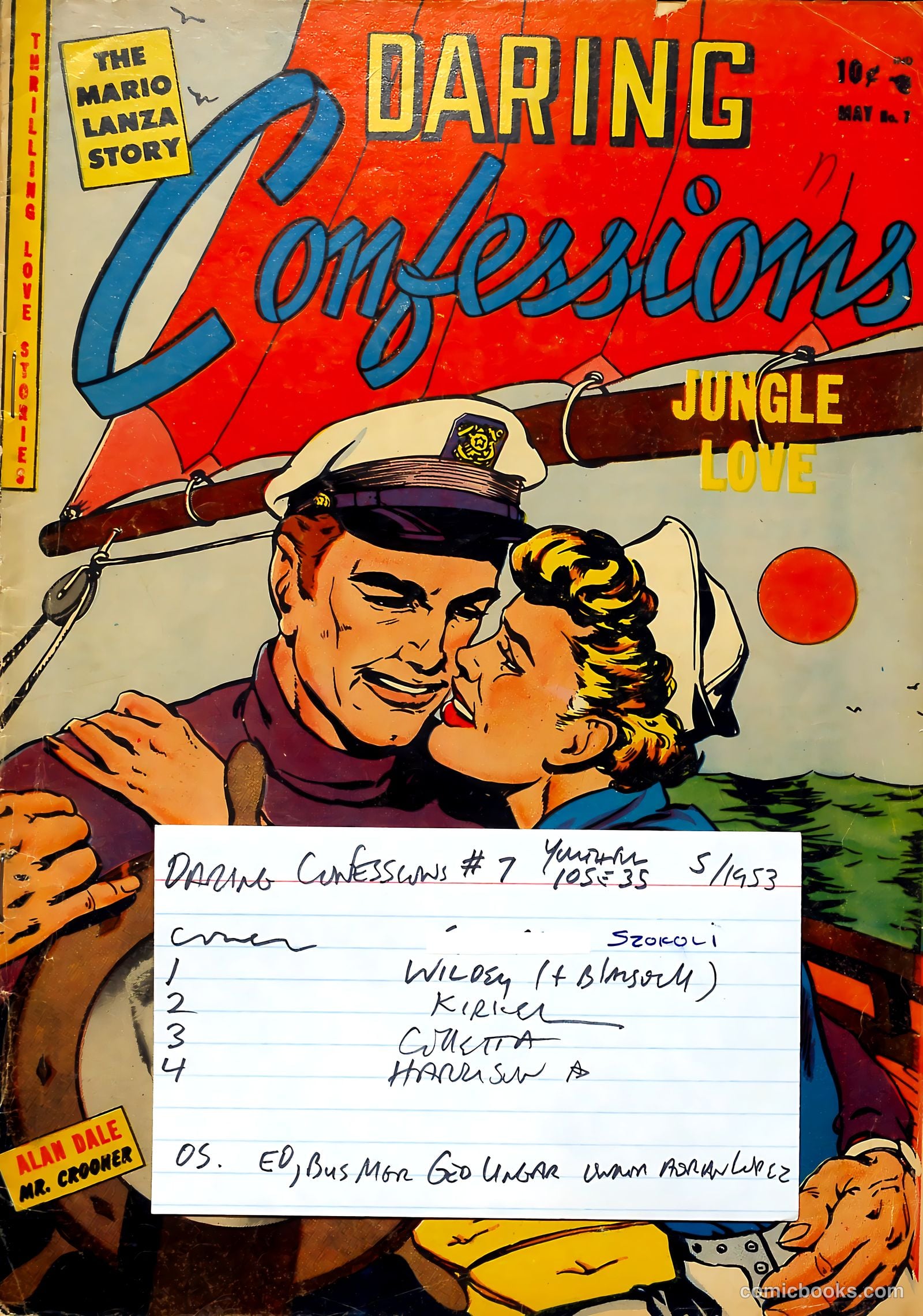 Daring Confessions #7 (1953) — page 37 of 37