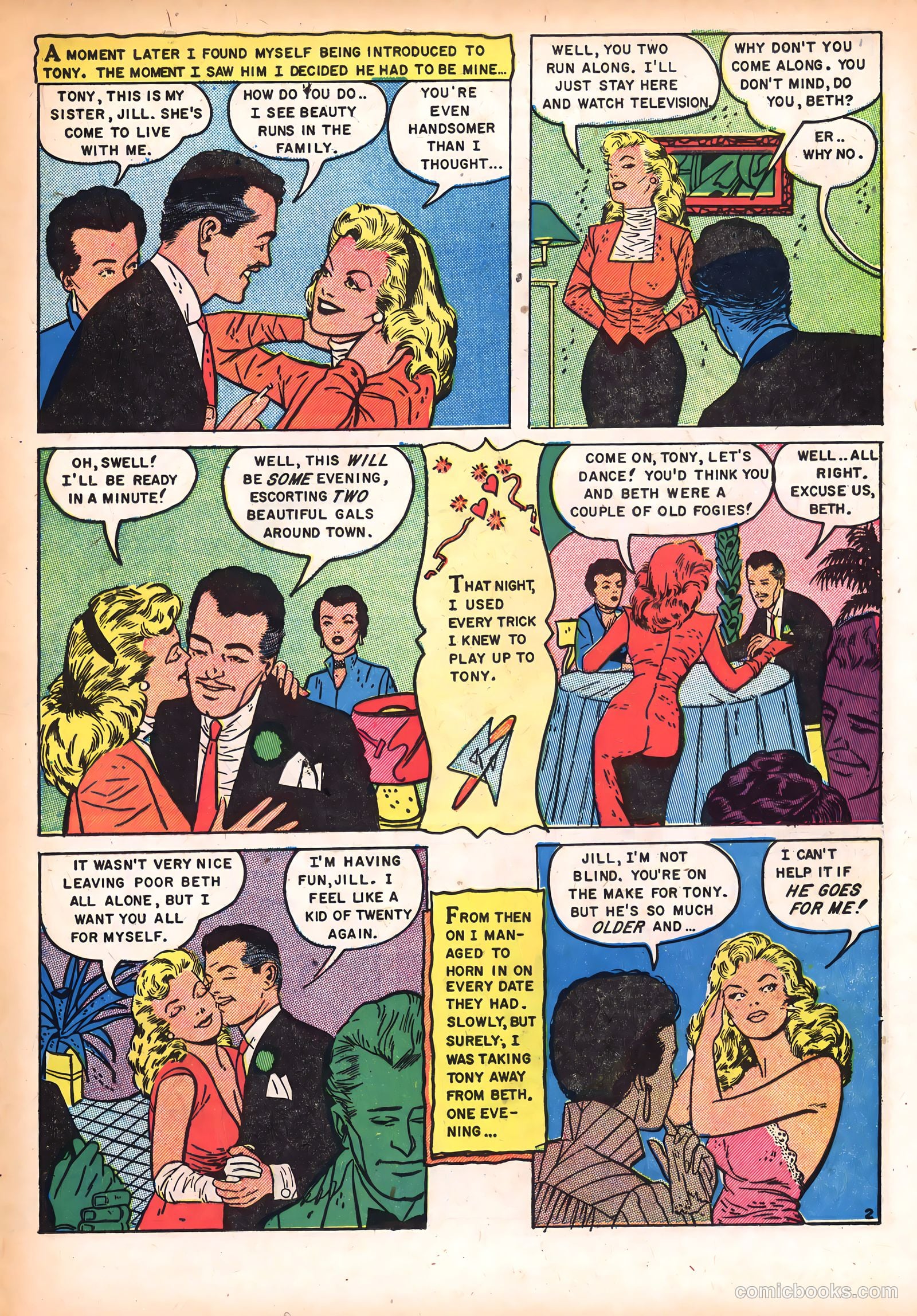 Daring Confessions #8 (1953) — page 21 of 36