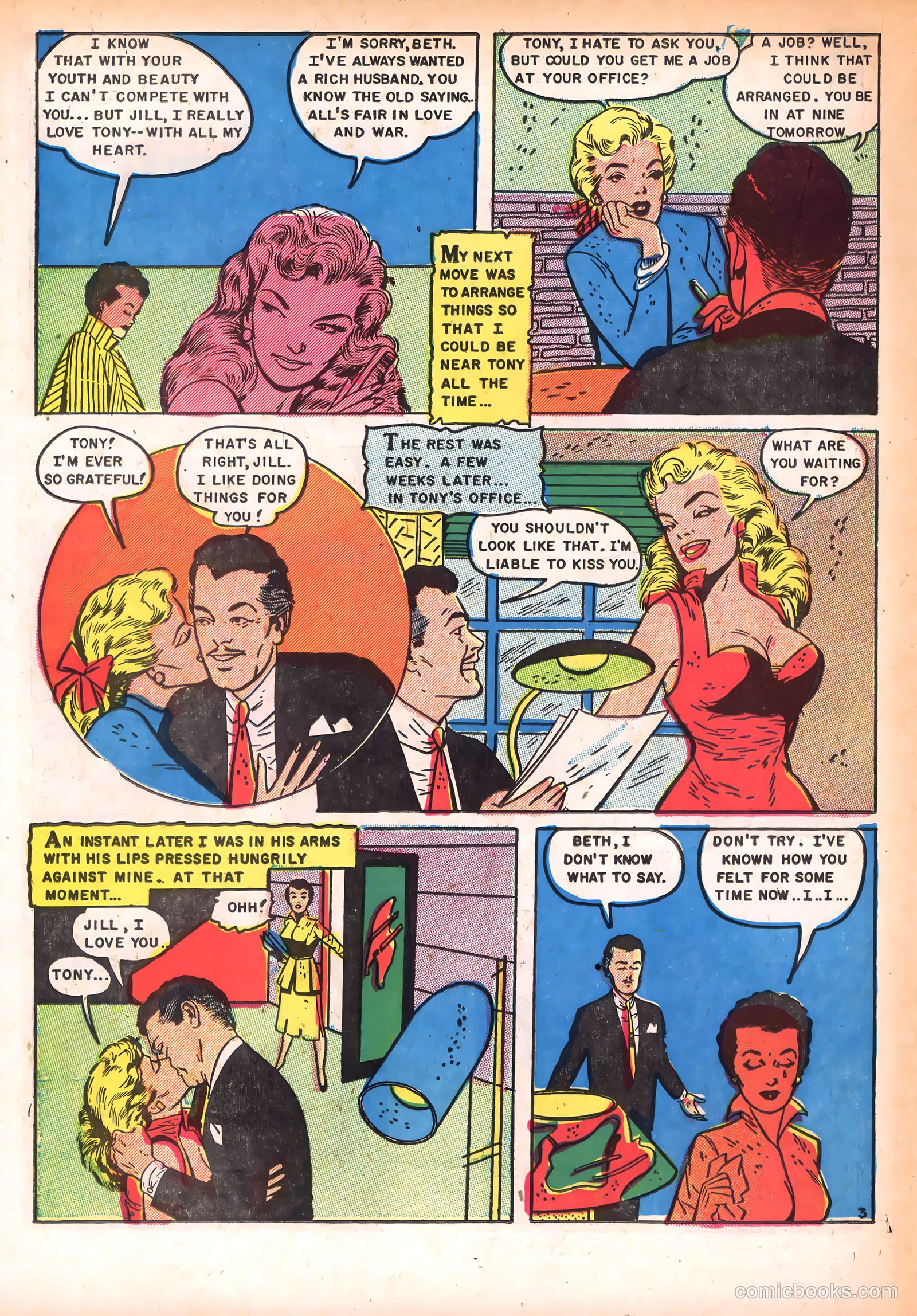 Daring Confessions #8 (1953) — page 22 of 36