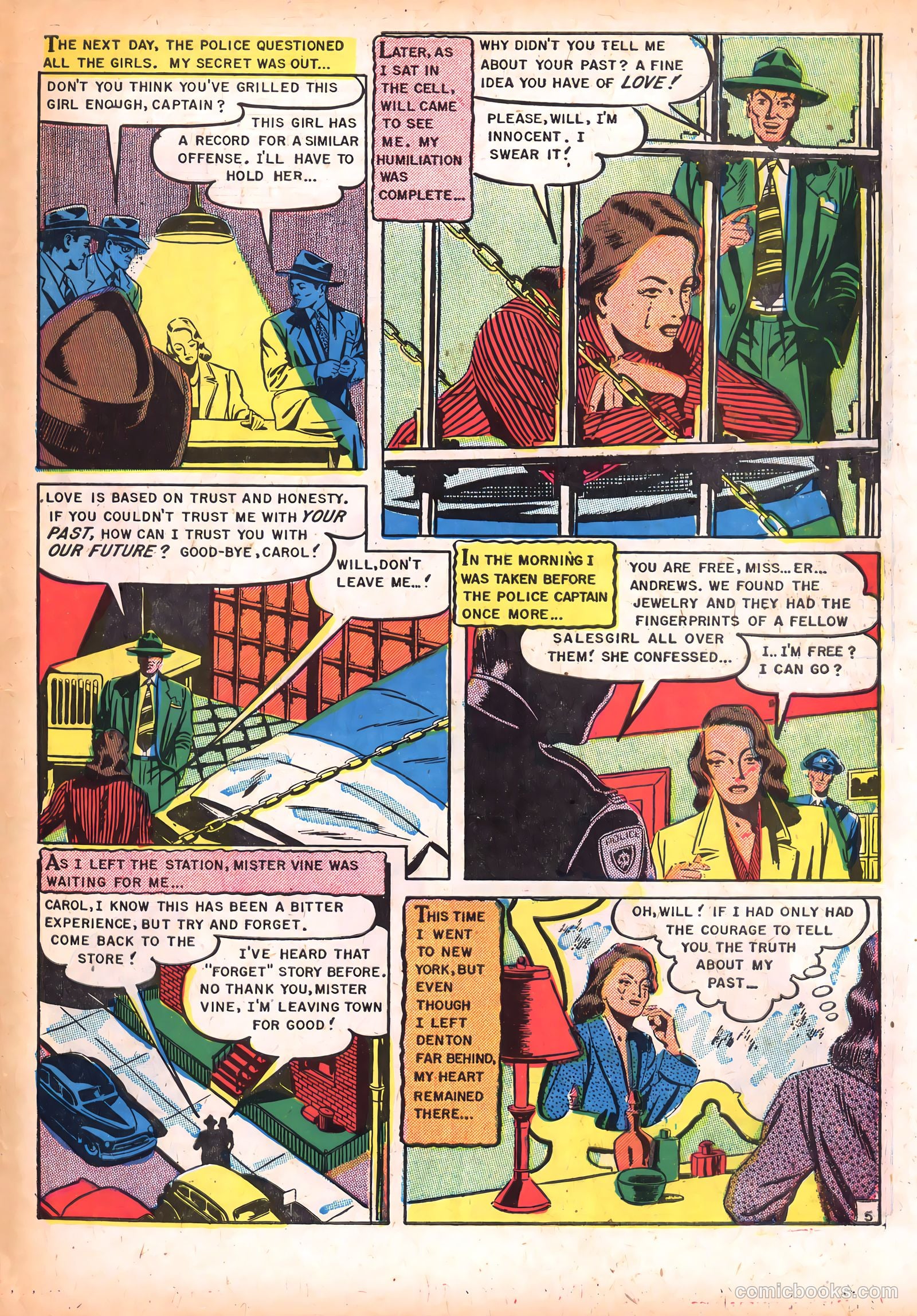 Daring Confessions #8 (1953) — page 31 of 36