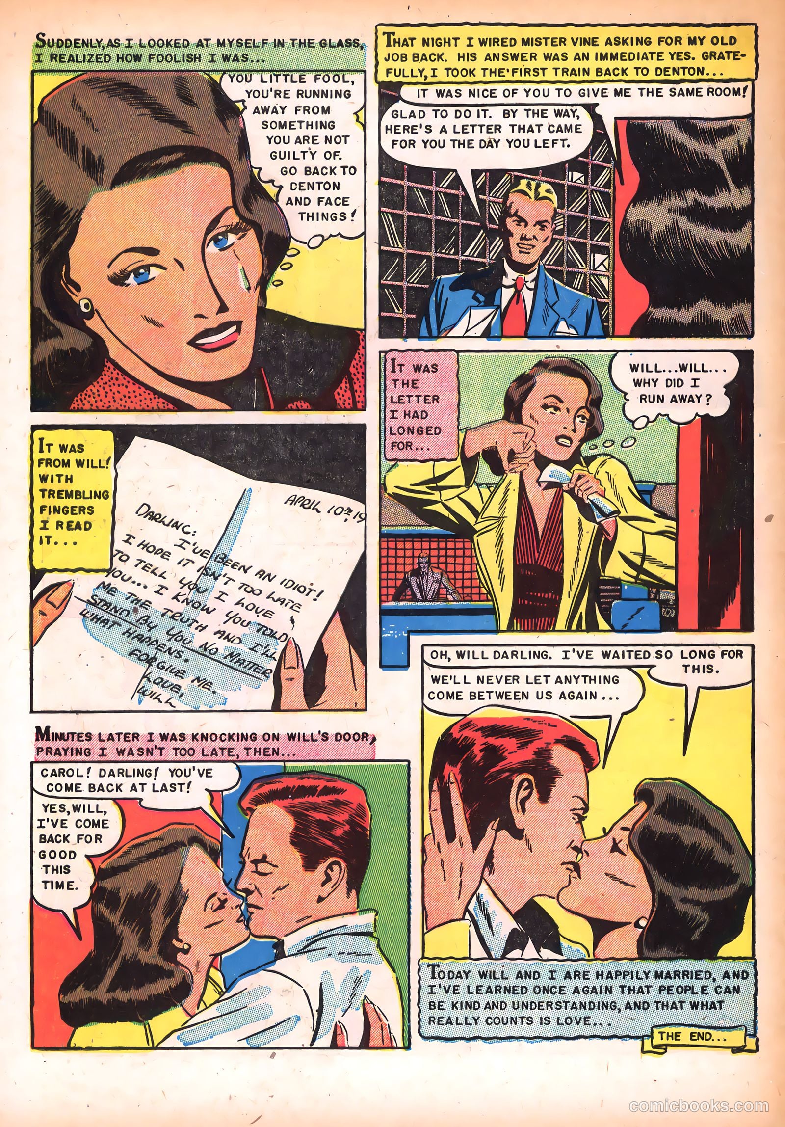Daring Confessions #8 (1953) — page 32 of 36
