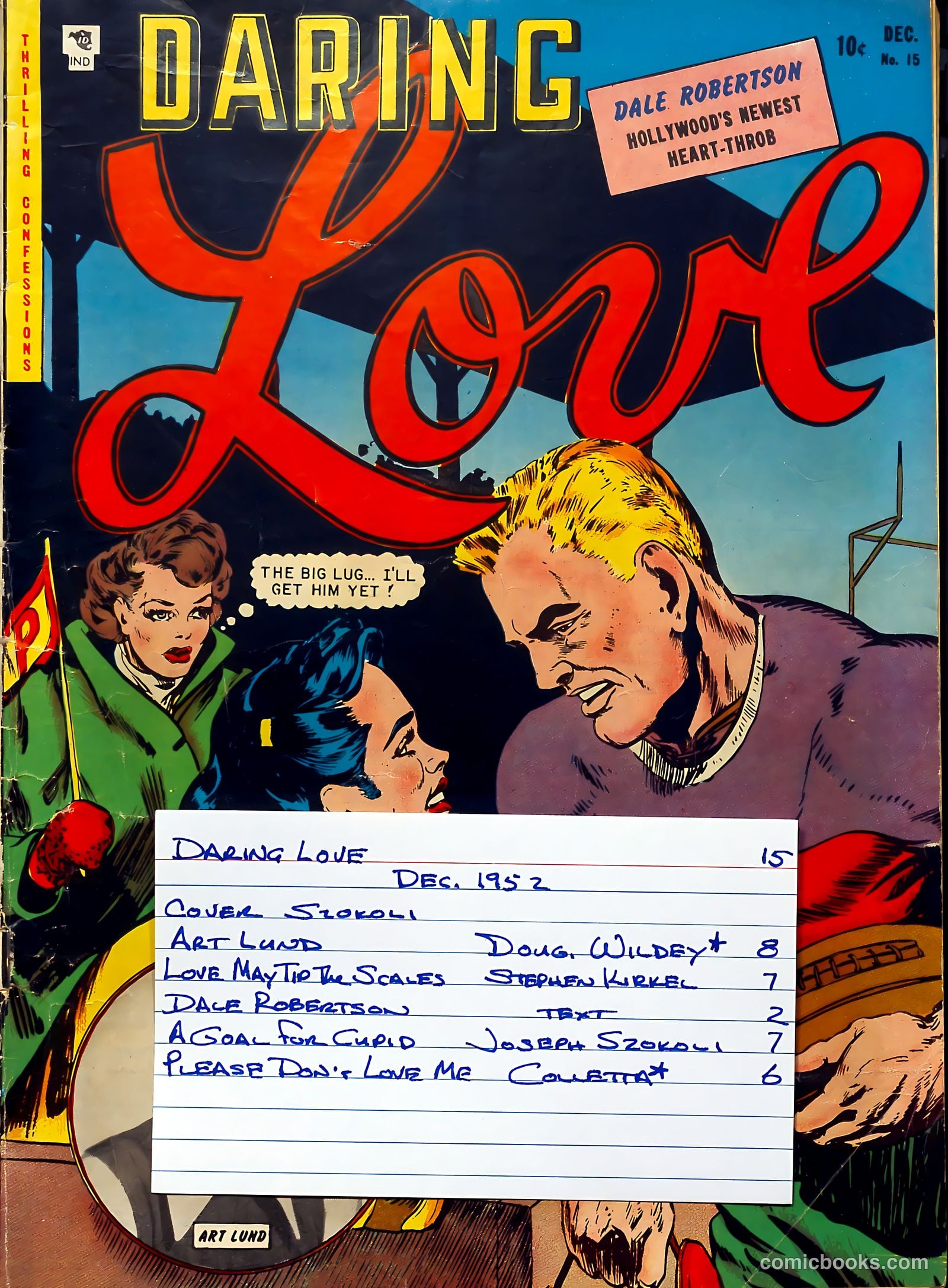 Daring Love #15 (1952) — page 37 of 37