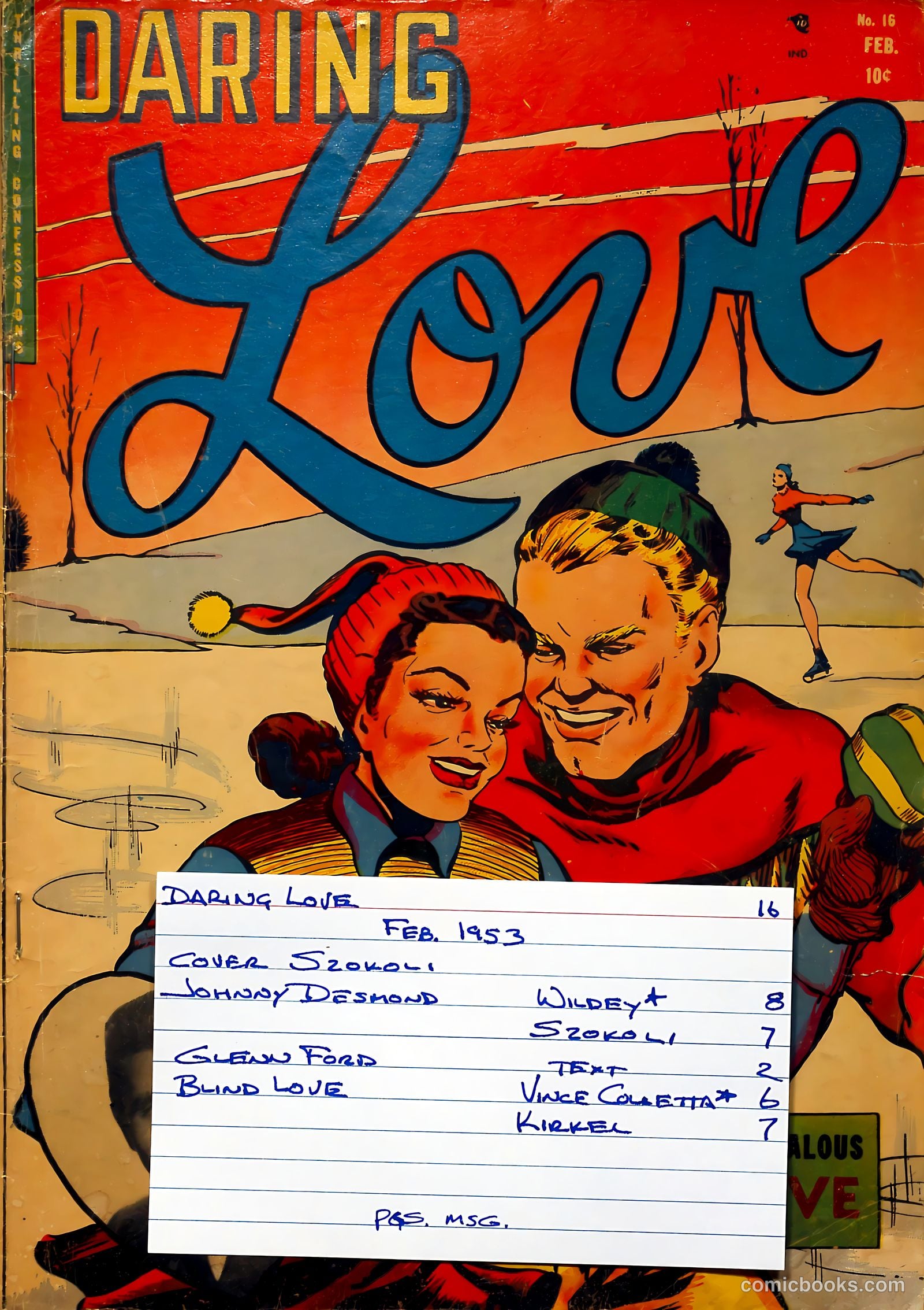 Daring Love #16 (1953) — page 33 of 33