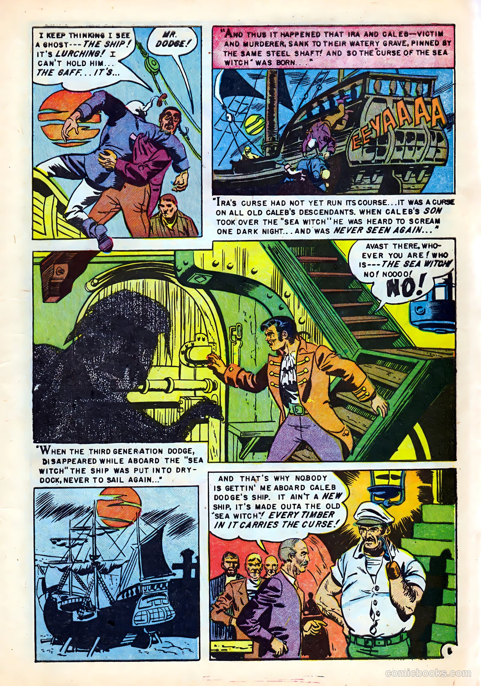 Dark Mysteries #1 (1951) — page 7 of 37