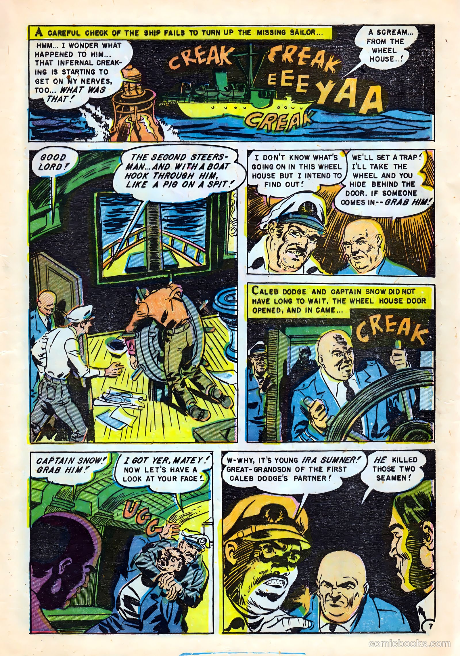 Dark Mysteries #1 (1951) — page 9 of 37