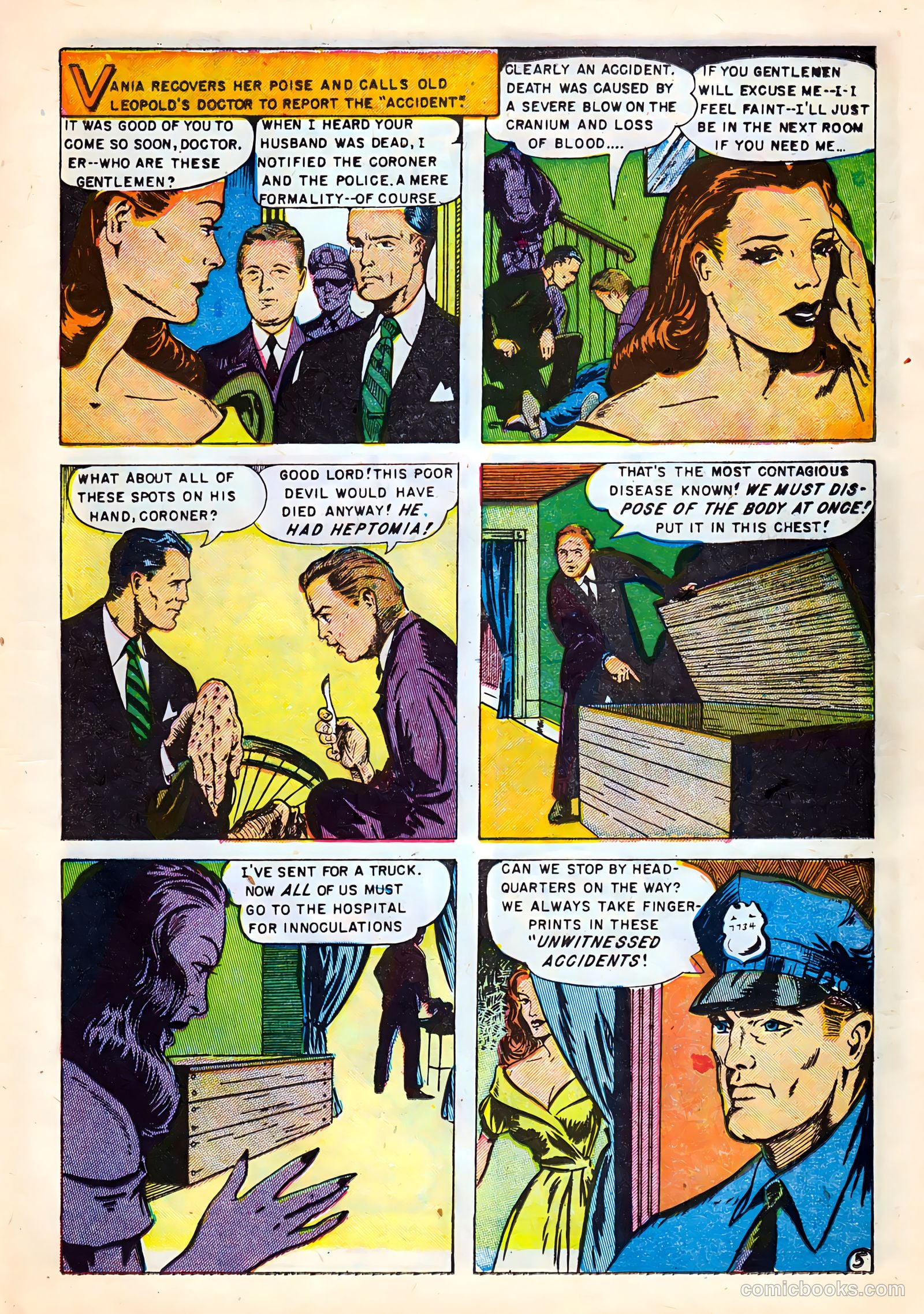 Dark Mysteries #1 (1951) — page 15 of 37