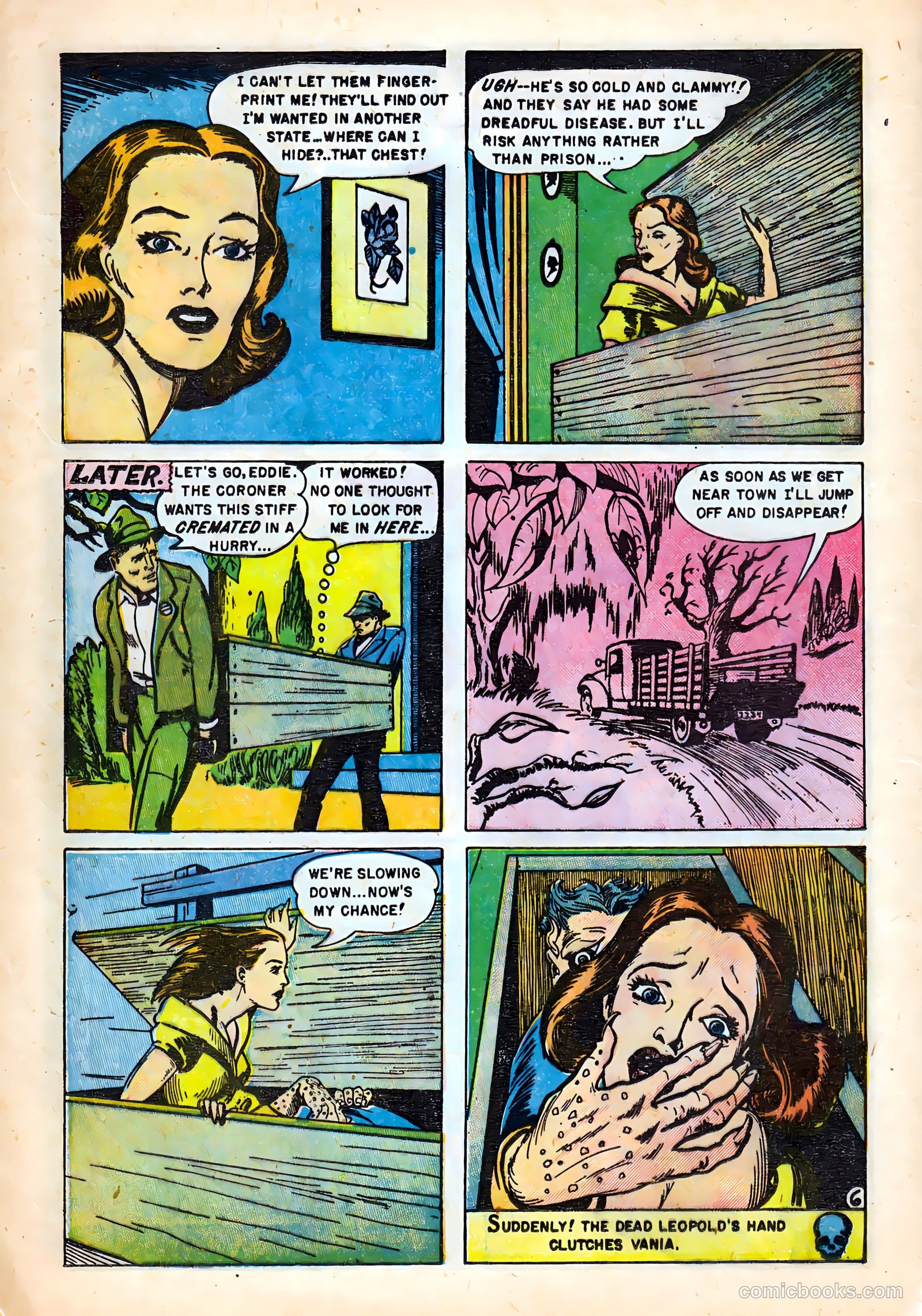 Dark Mysteries #1 (1951) — page 16 of 37
