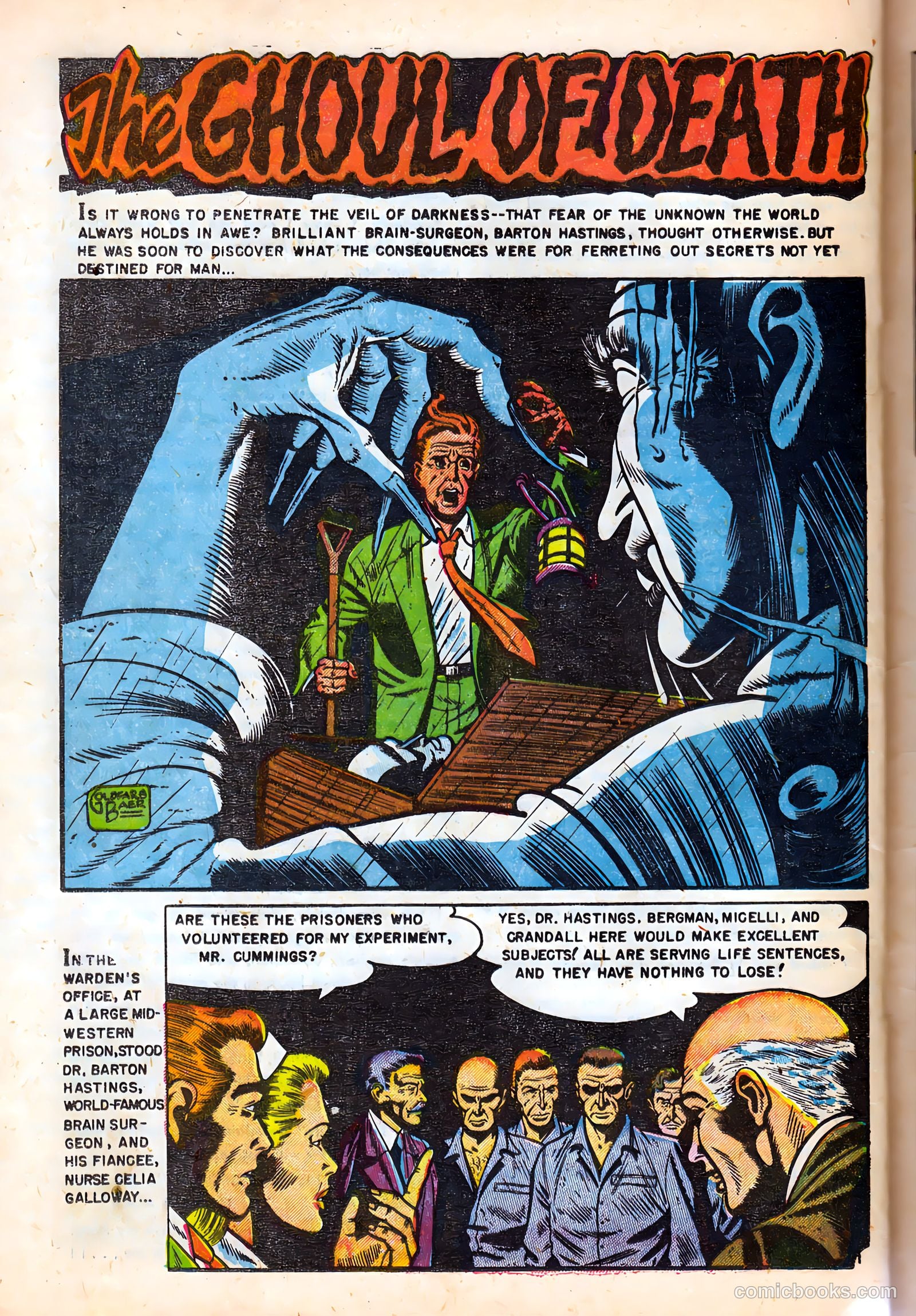 Dark Mysteries #1 (1951) — page 20 of 37