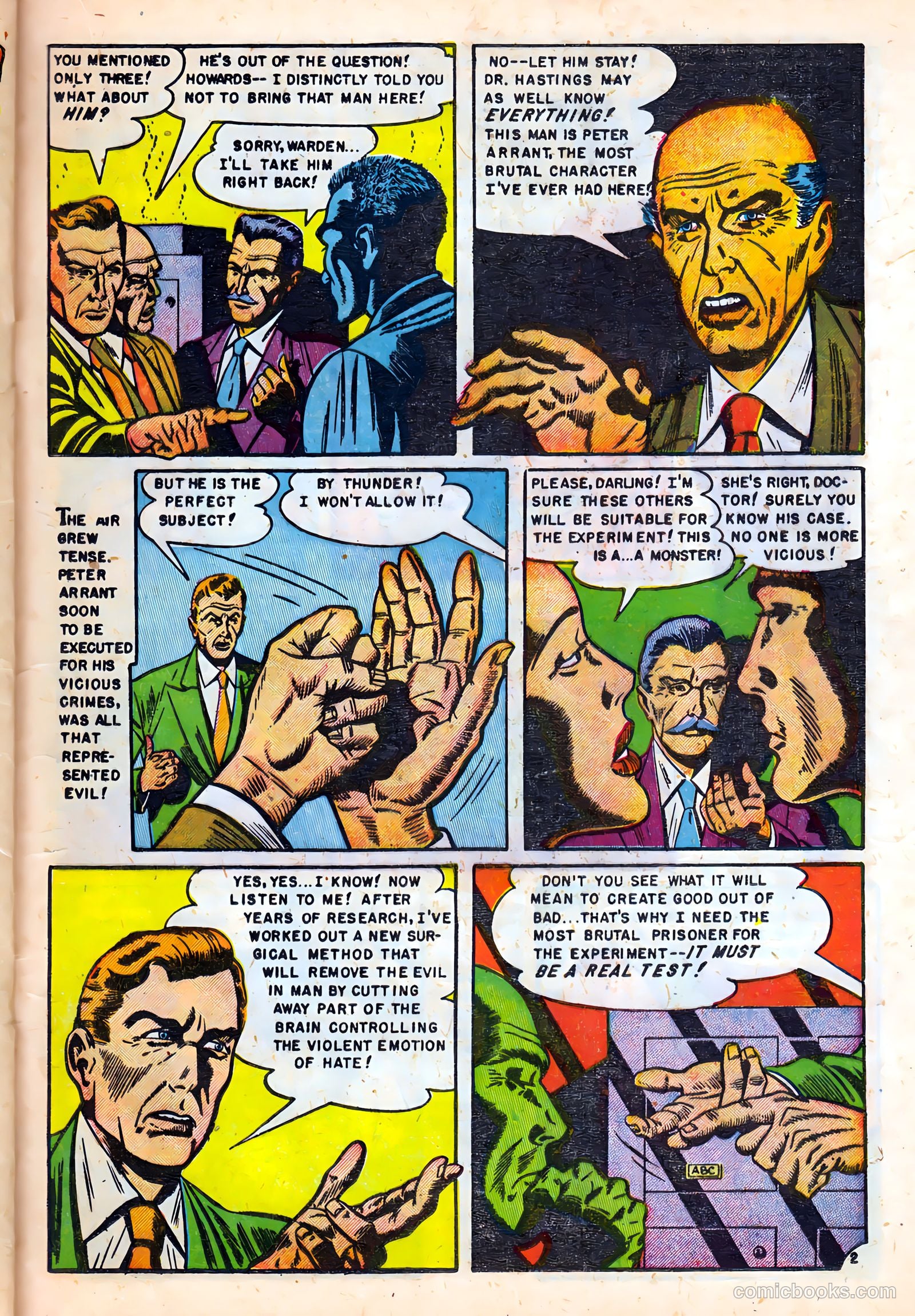 Dark Mysteries #1 (1951) — page 21 of 37