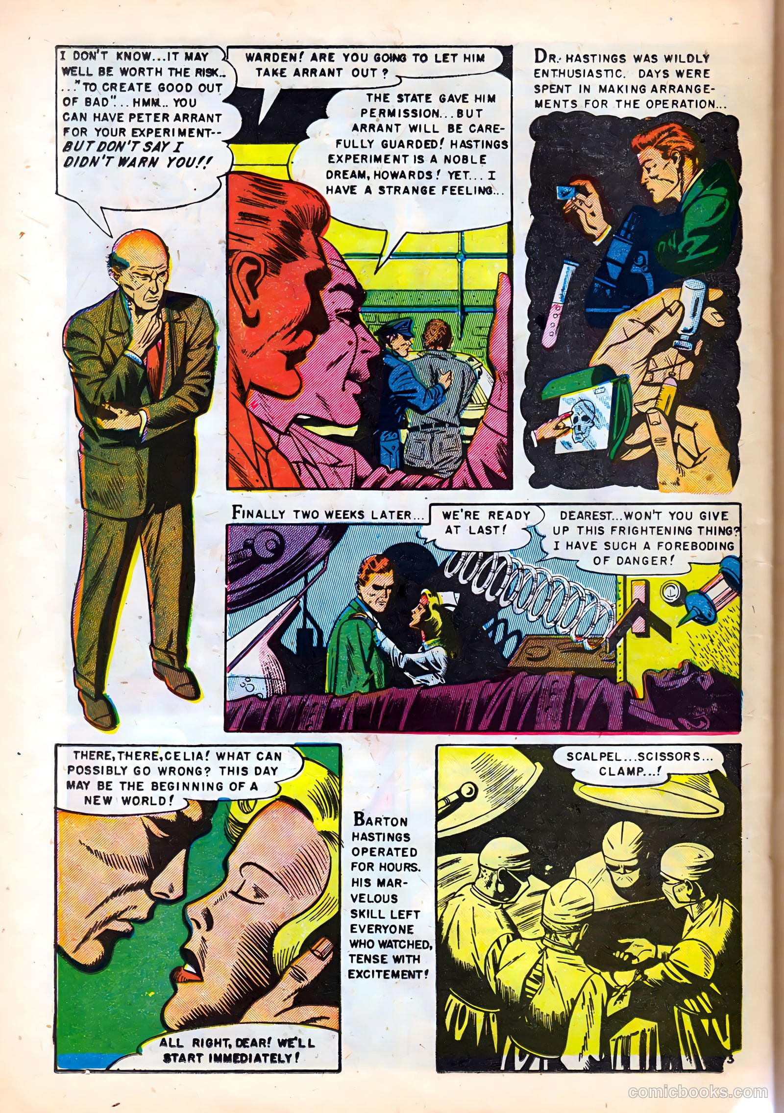 Dark Mysteries #1 (1951) — page 22 of 37