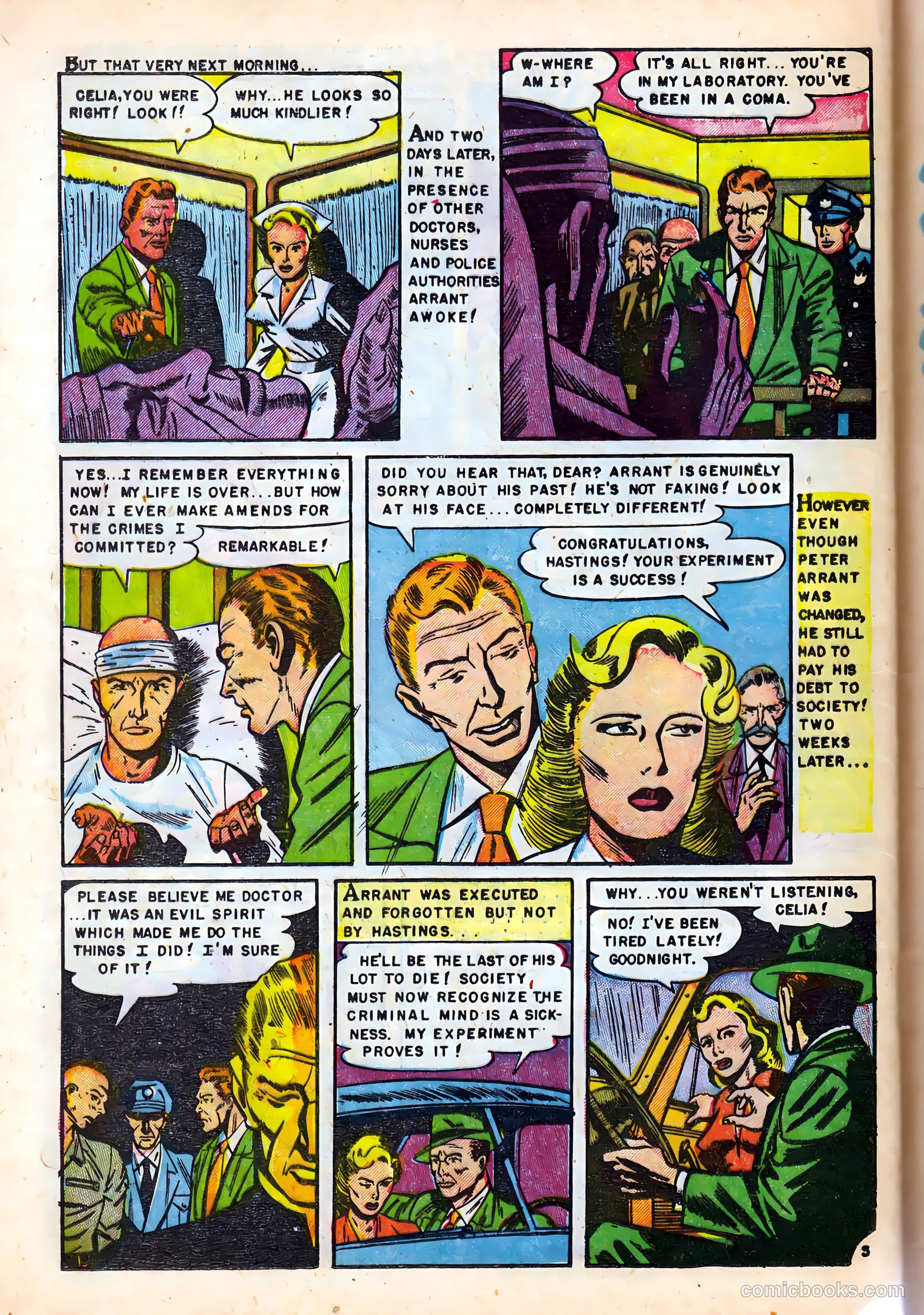 Dark Mysteries #1 (1951) — page 24 of 37