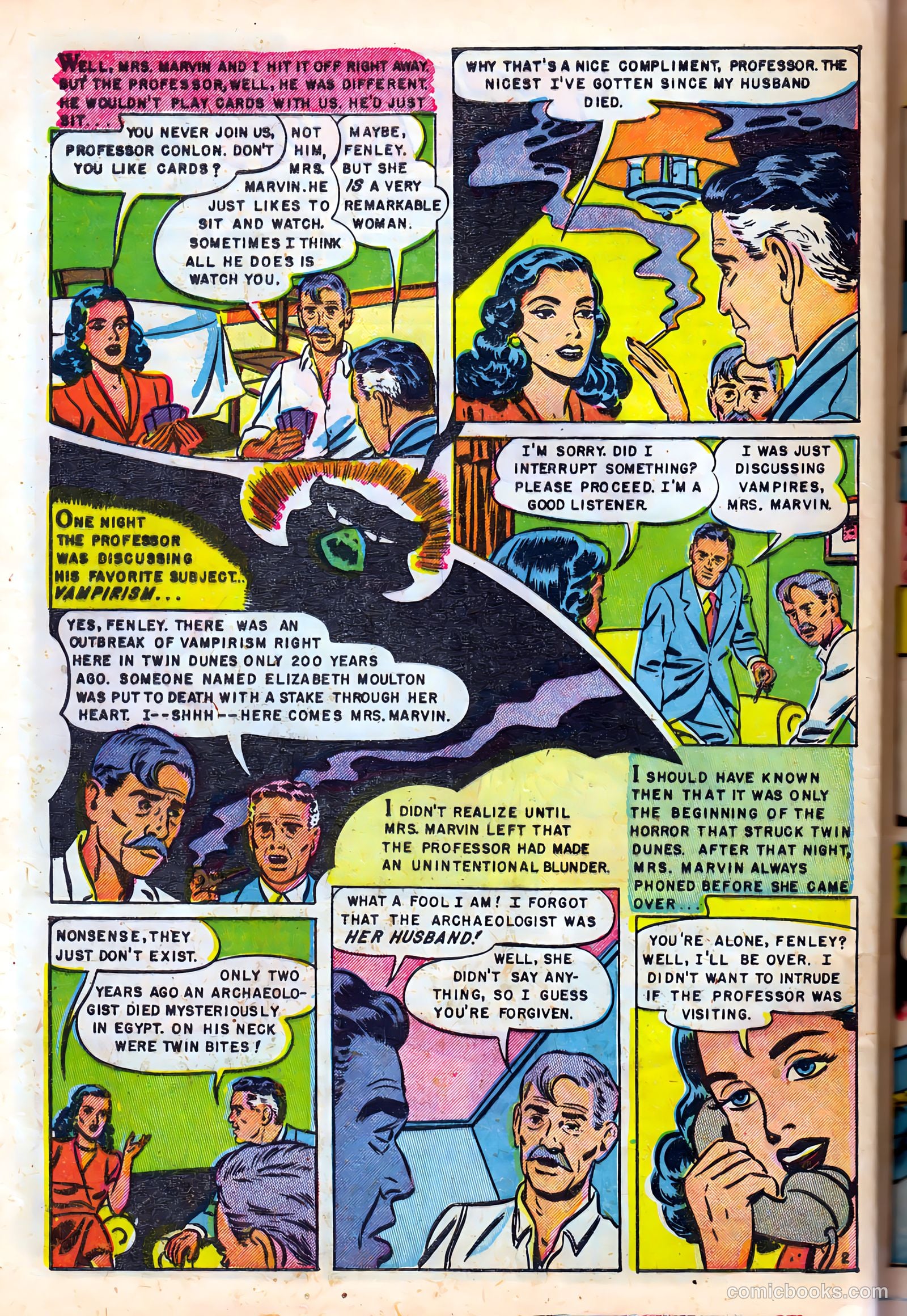 Dark Mysteries #1 (1951) — page 28 of 37