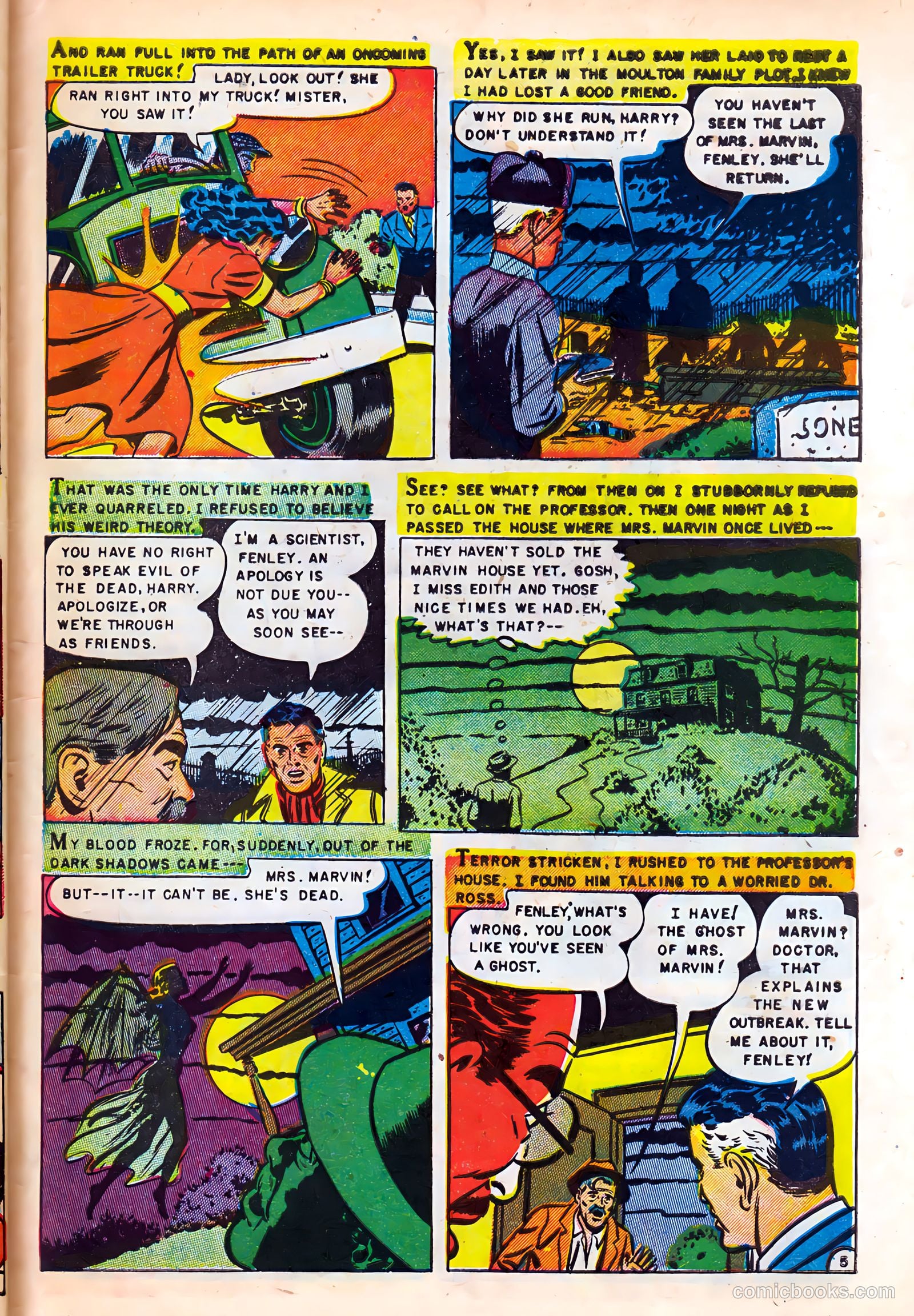 Dark Mysteries #1 (1951) — page 31 of 37