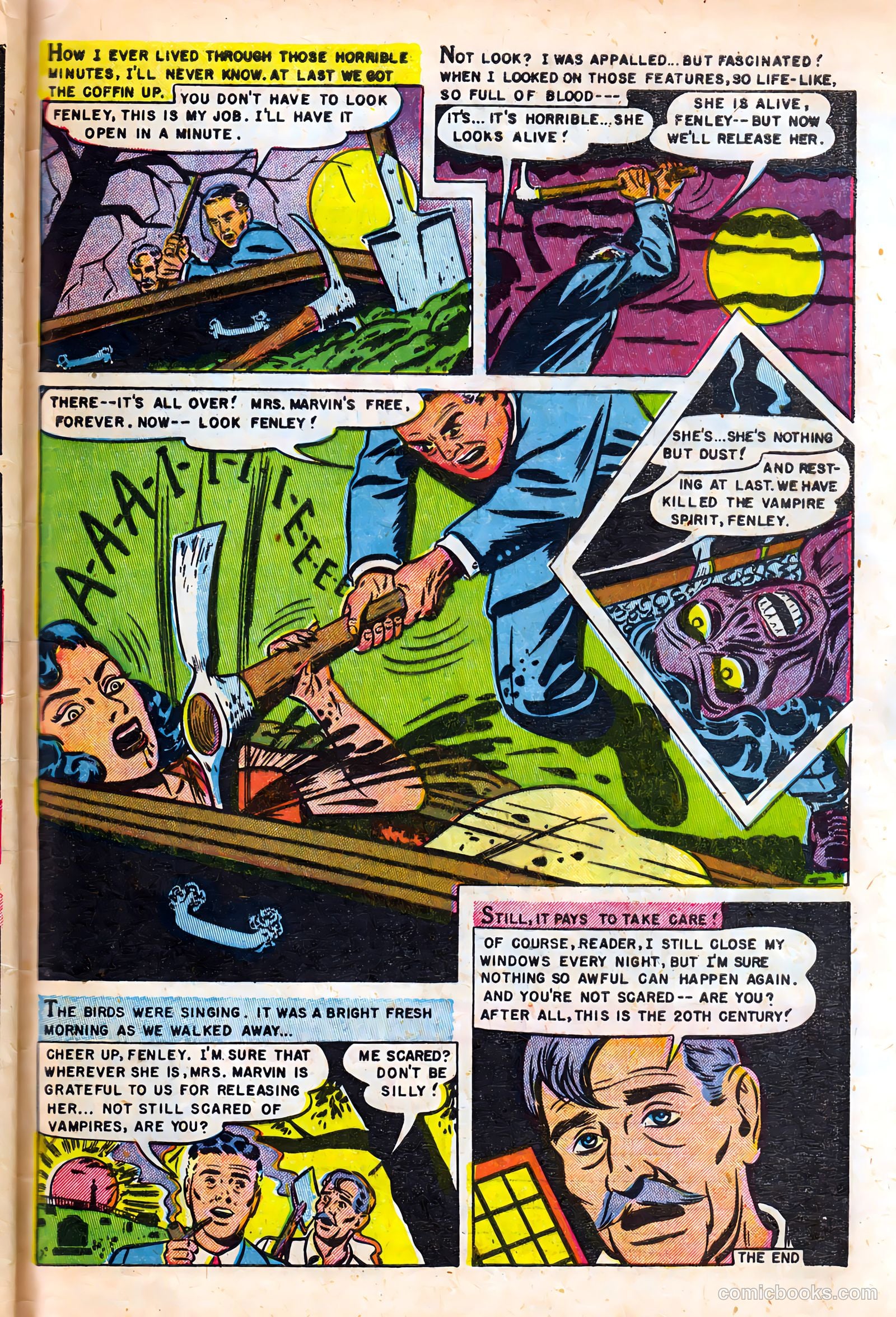 Dark Mysteries #1 (1951) — page 33 of 37