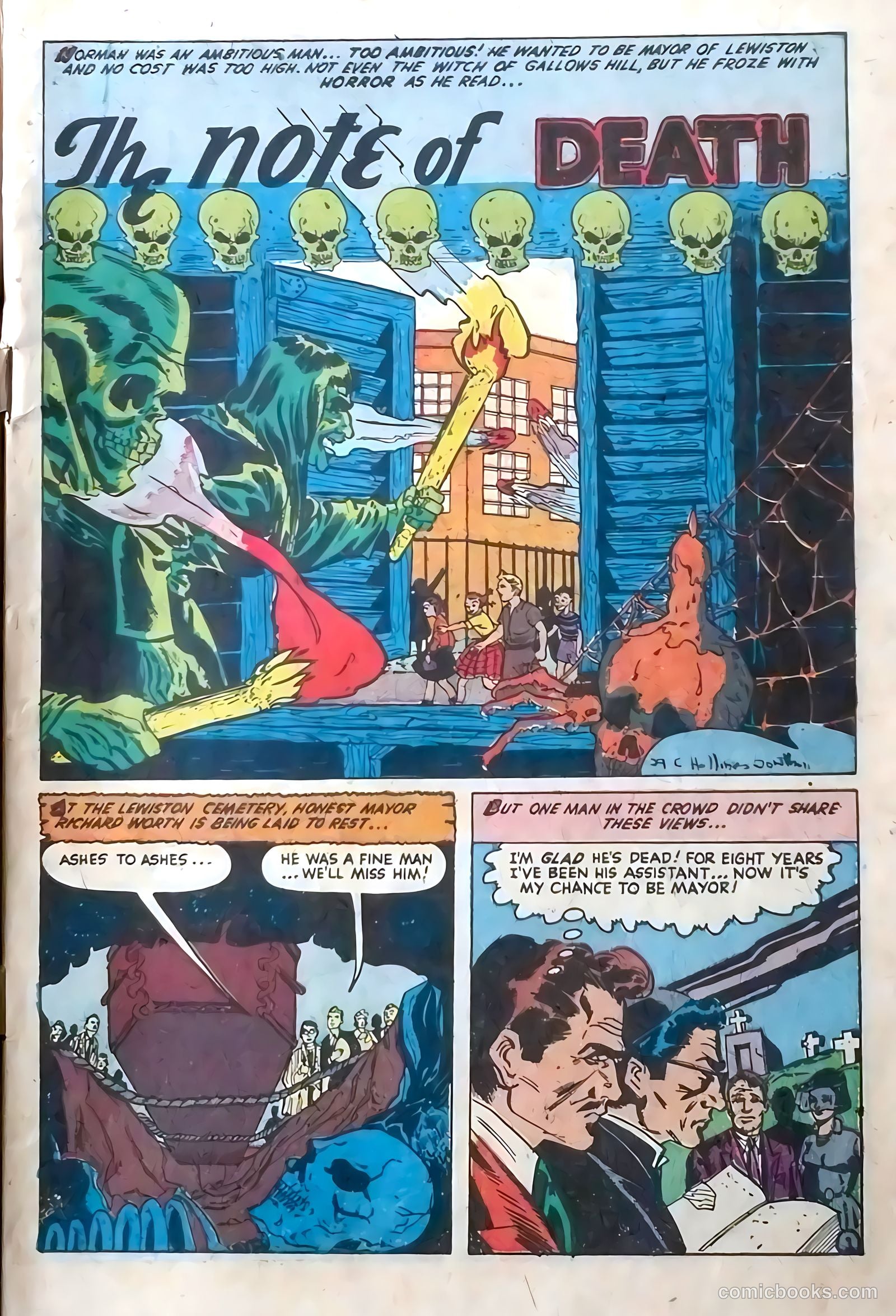 Dark Mysteries #10 (1952) — page 3 of 36