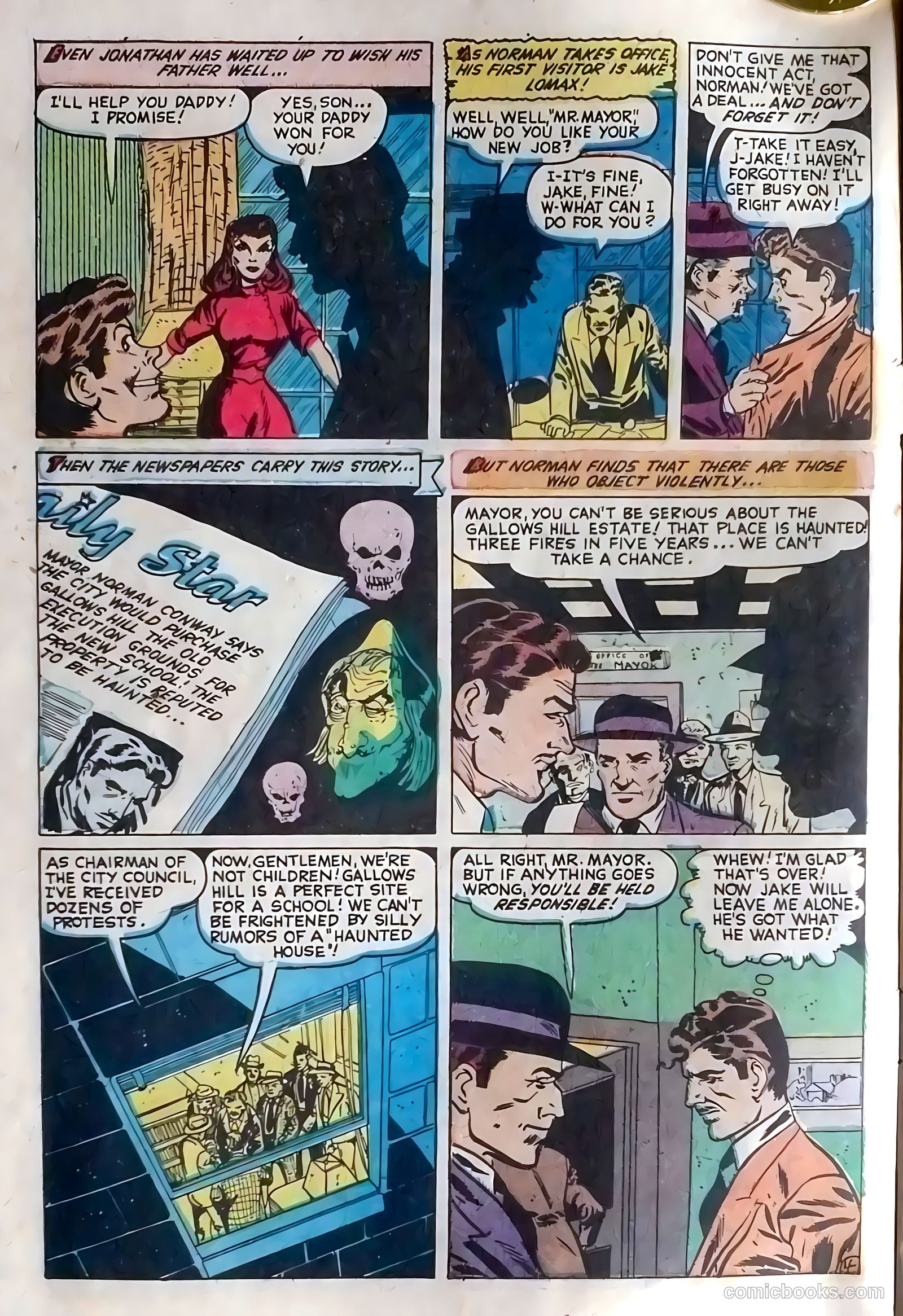 Dark Mysteries #10 (1952) — page 6 of 36