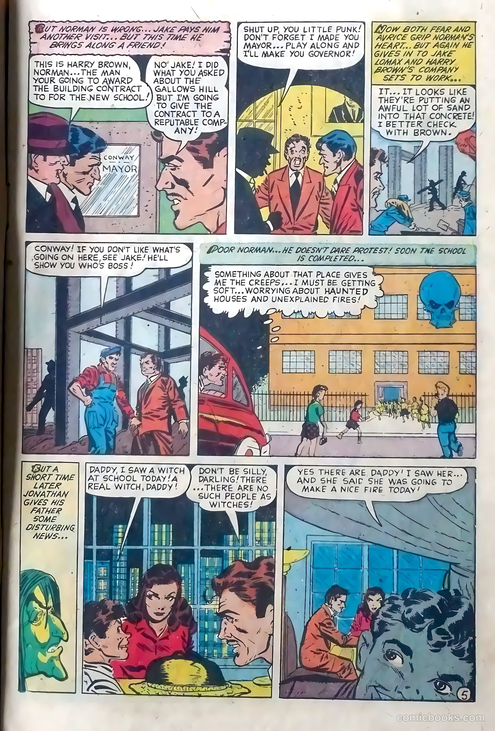 Dark Mysteries #10 (1952) — page 7 of 36