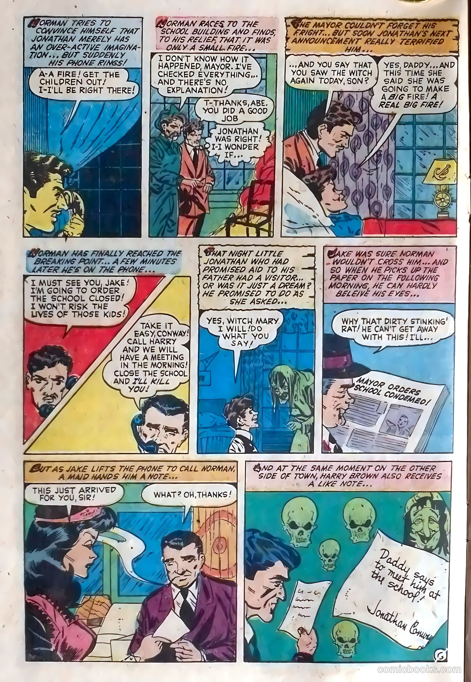Dark Mysteries #10 (1952) — page 8 of 36