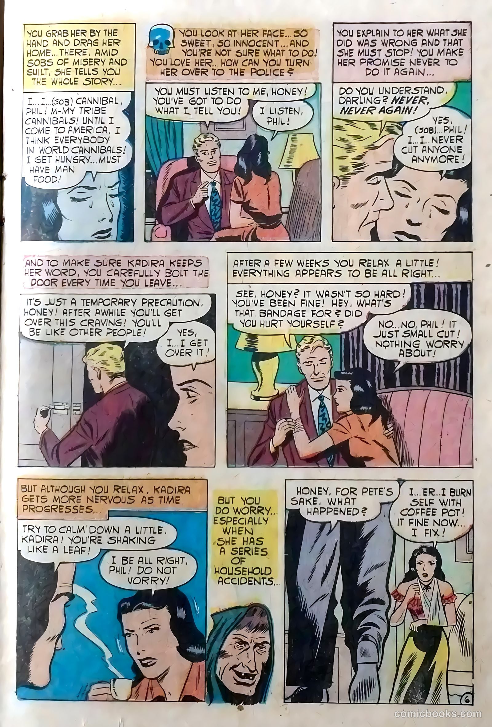 Dark Mysteries #10 (1952) — page 15 of 36