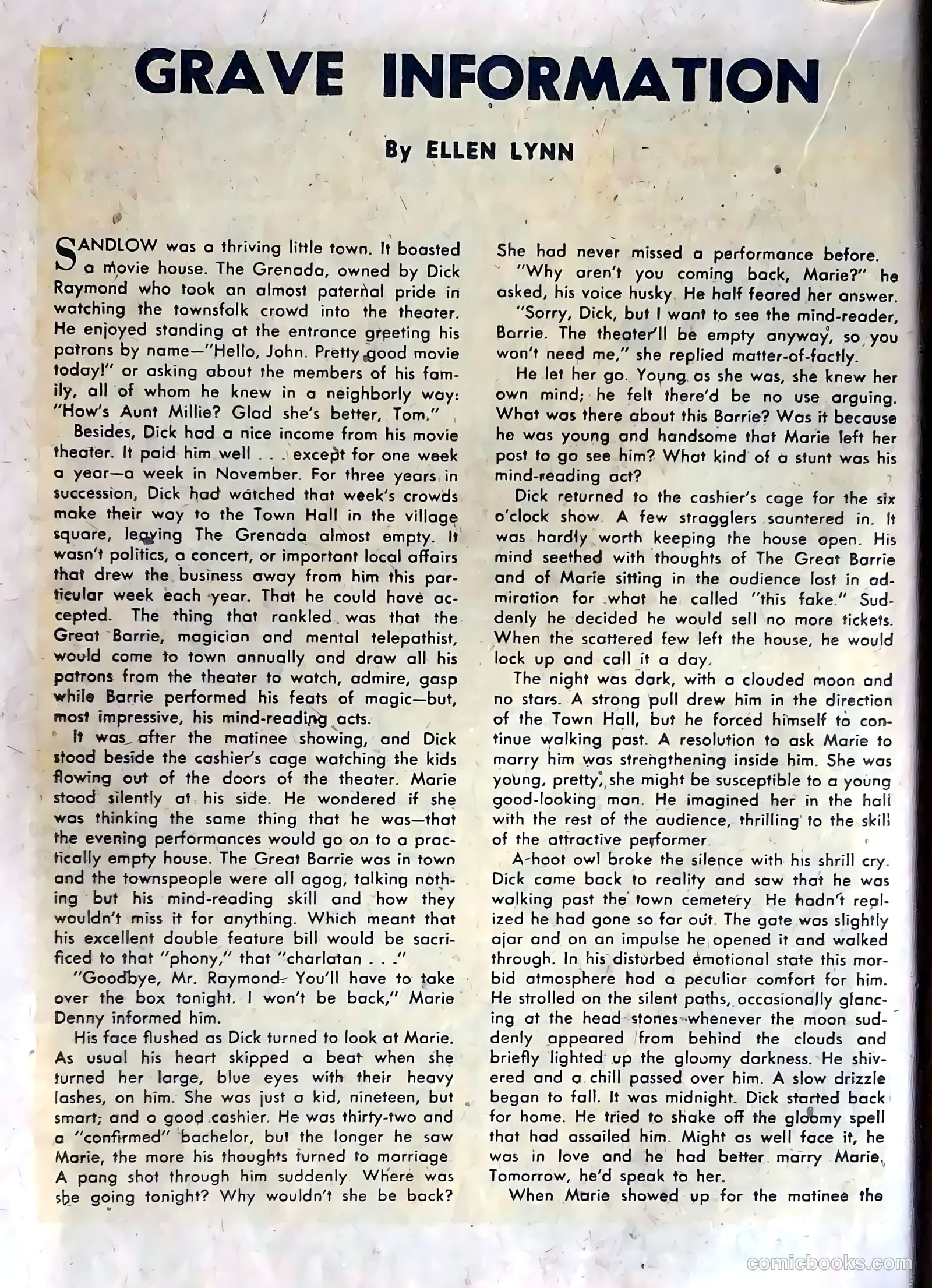 Dark Mysteries #10 (1952) — page 18 of 36