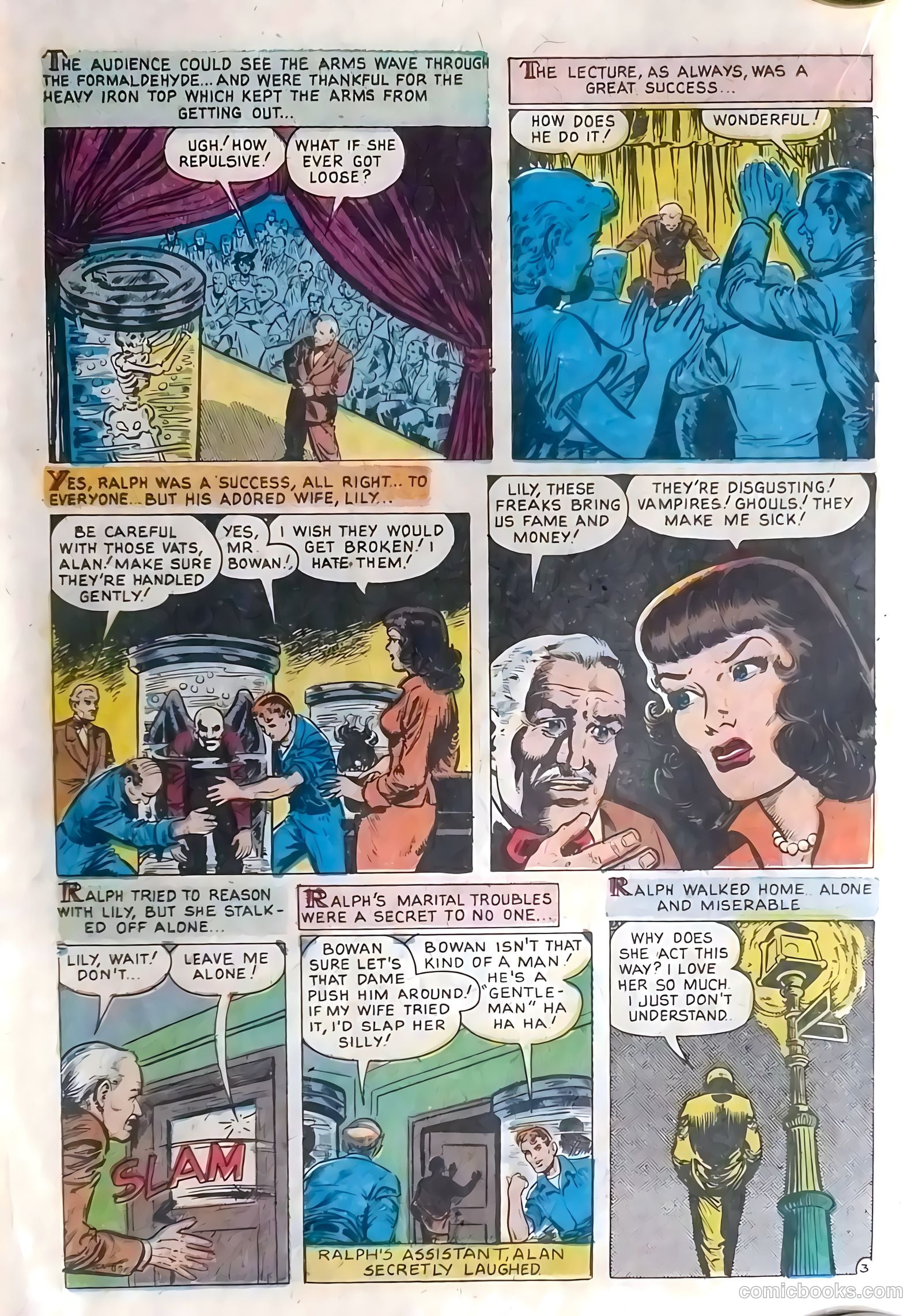Dark Mysteries #10 (1952) — page 22 of 36