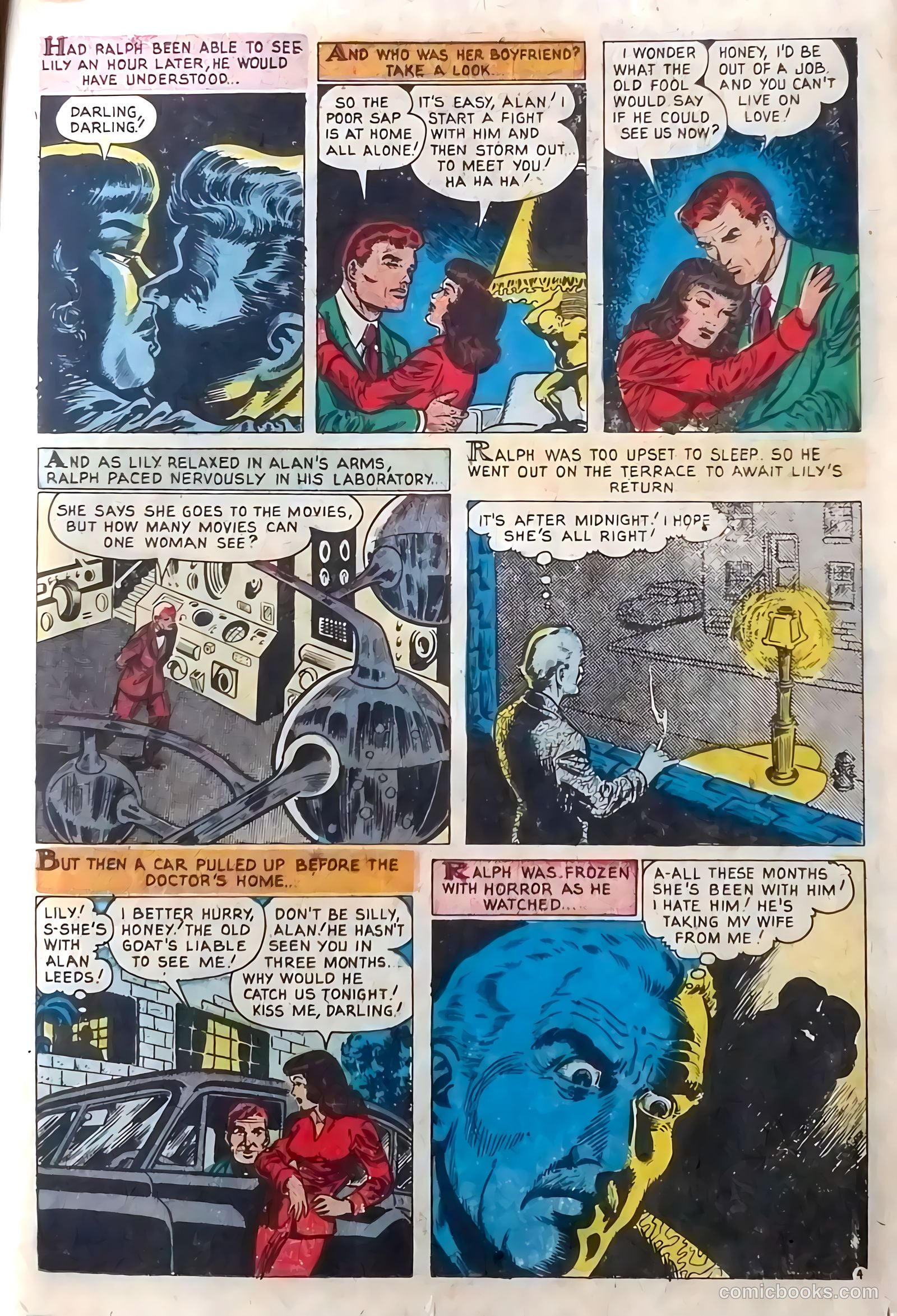 Dark Mysteries #10 (1952) — page 23 of 36