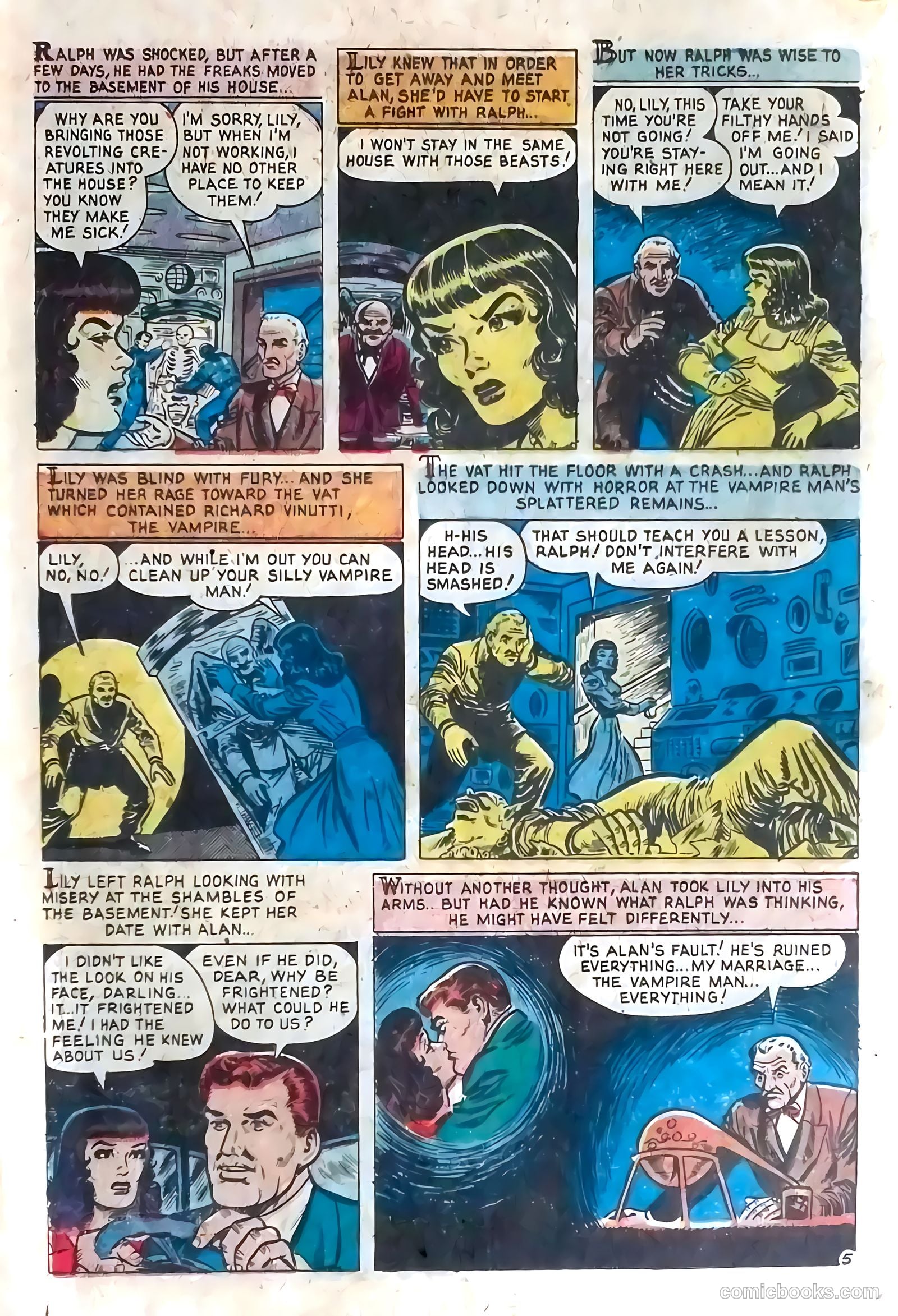 Dark Mysteries #10 (1952) — page 24 of 36
