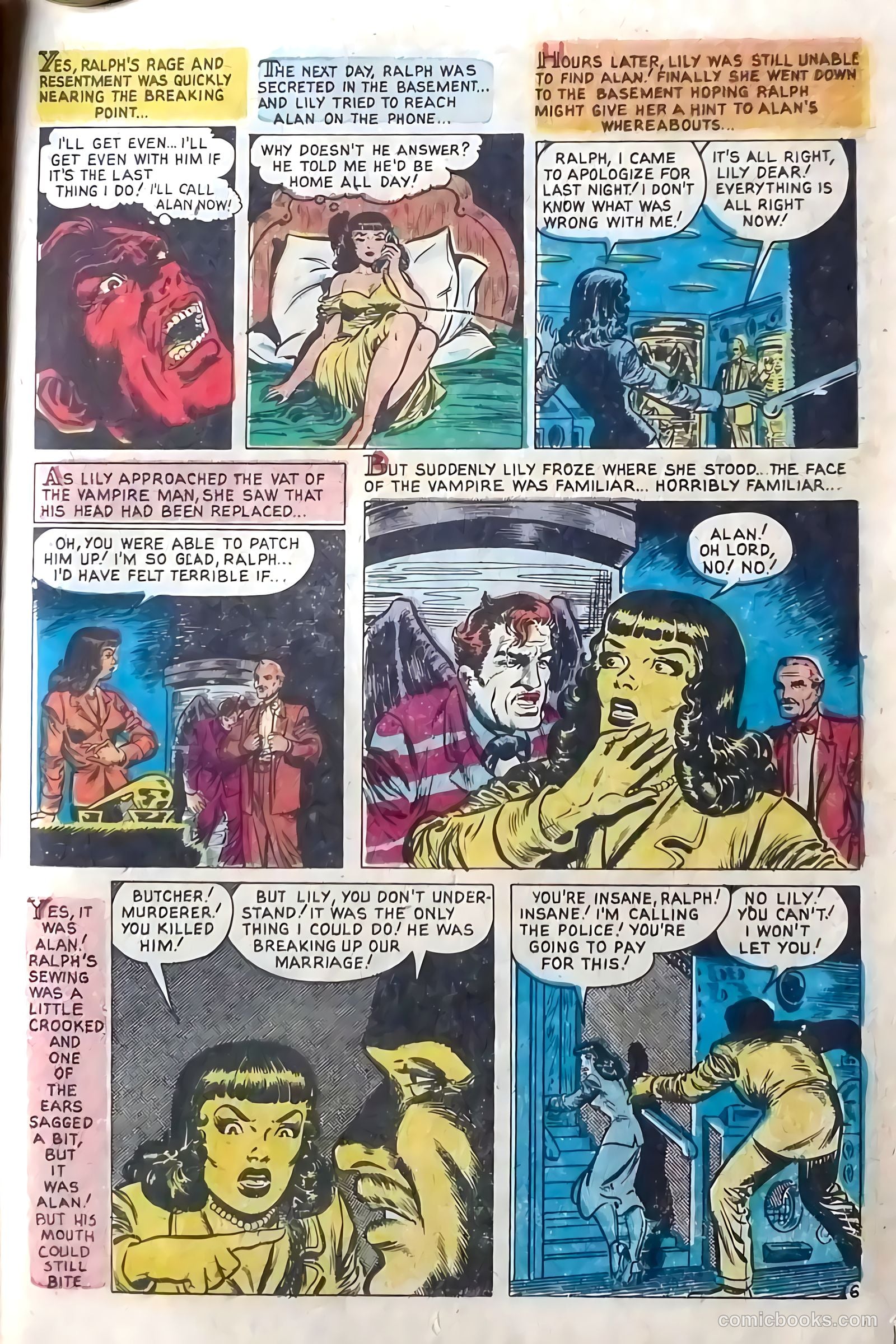 Dark Mysteries #10 (1952) — page 25 of 36