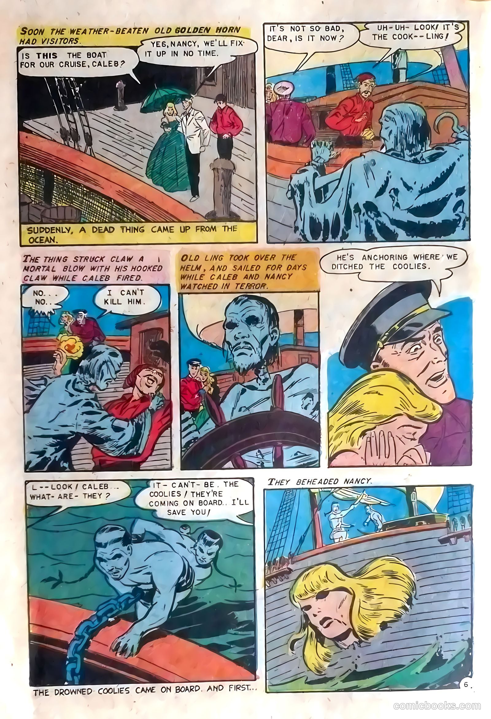 Dark Mysteries #10 (1952) — page 32 of 36