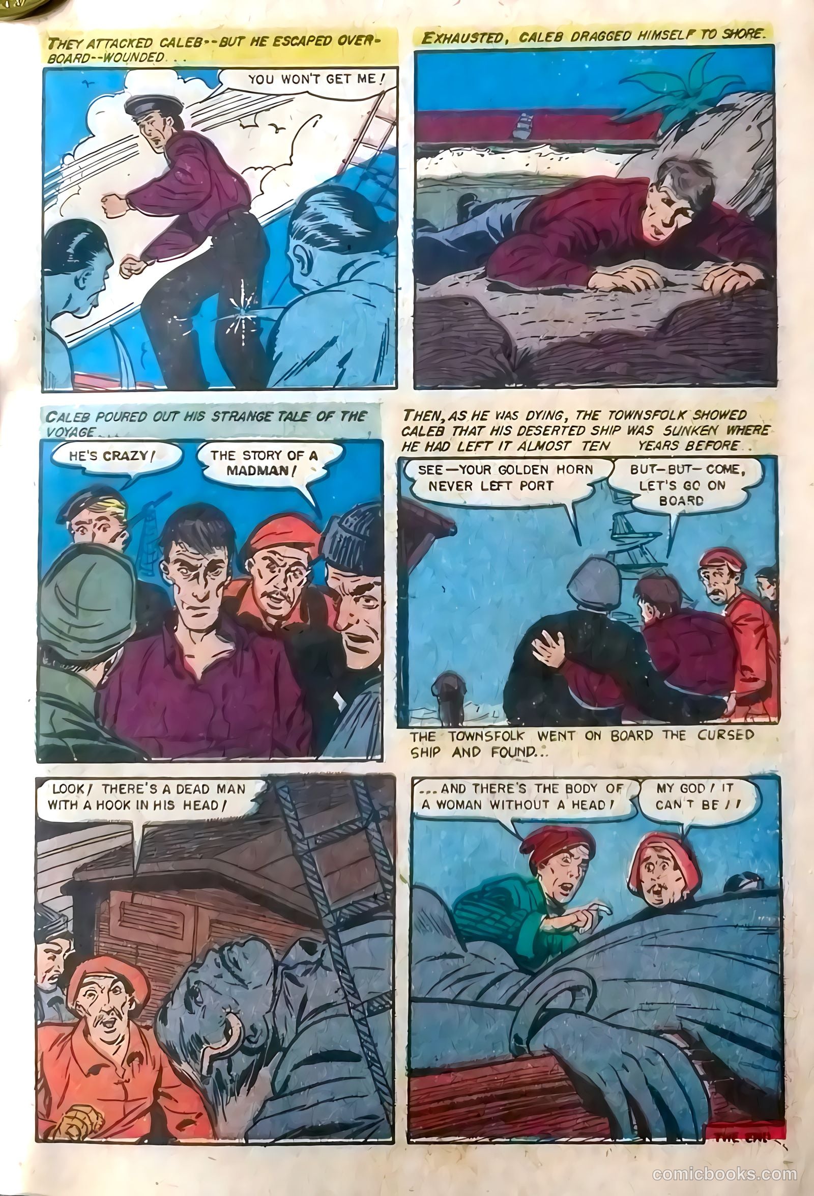 Dark Mysteries #10 (1952) — page 33 of 36