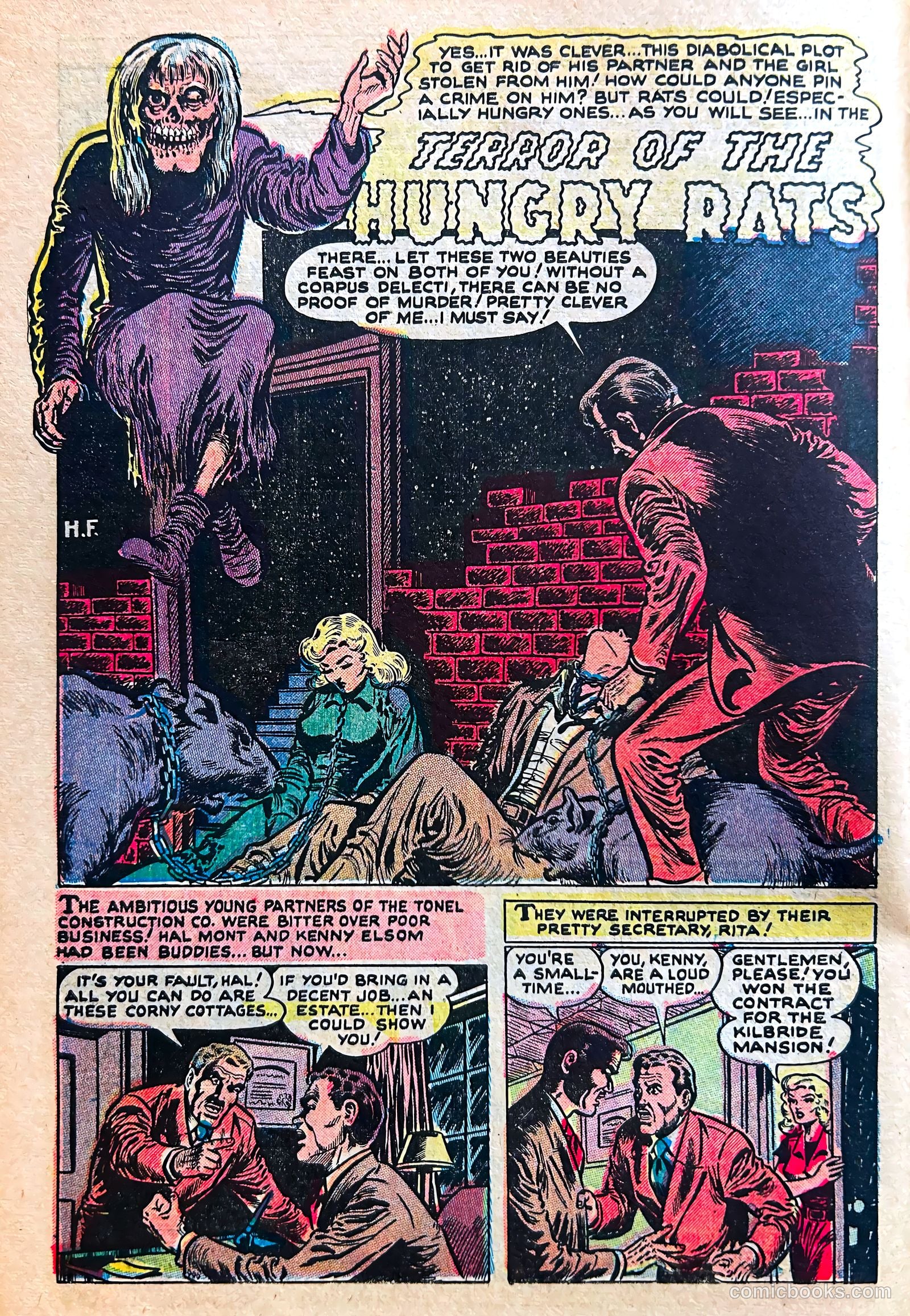 Dark Mysteries #11 (1953) — page 10 of 36