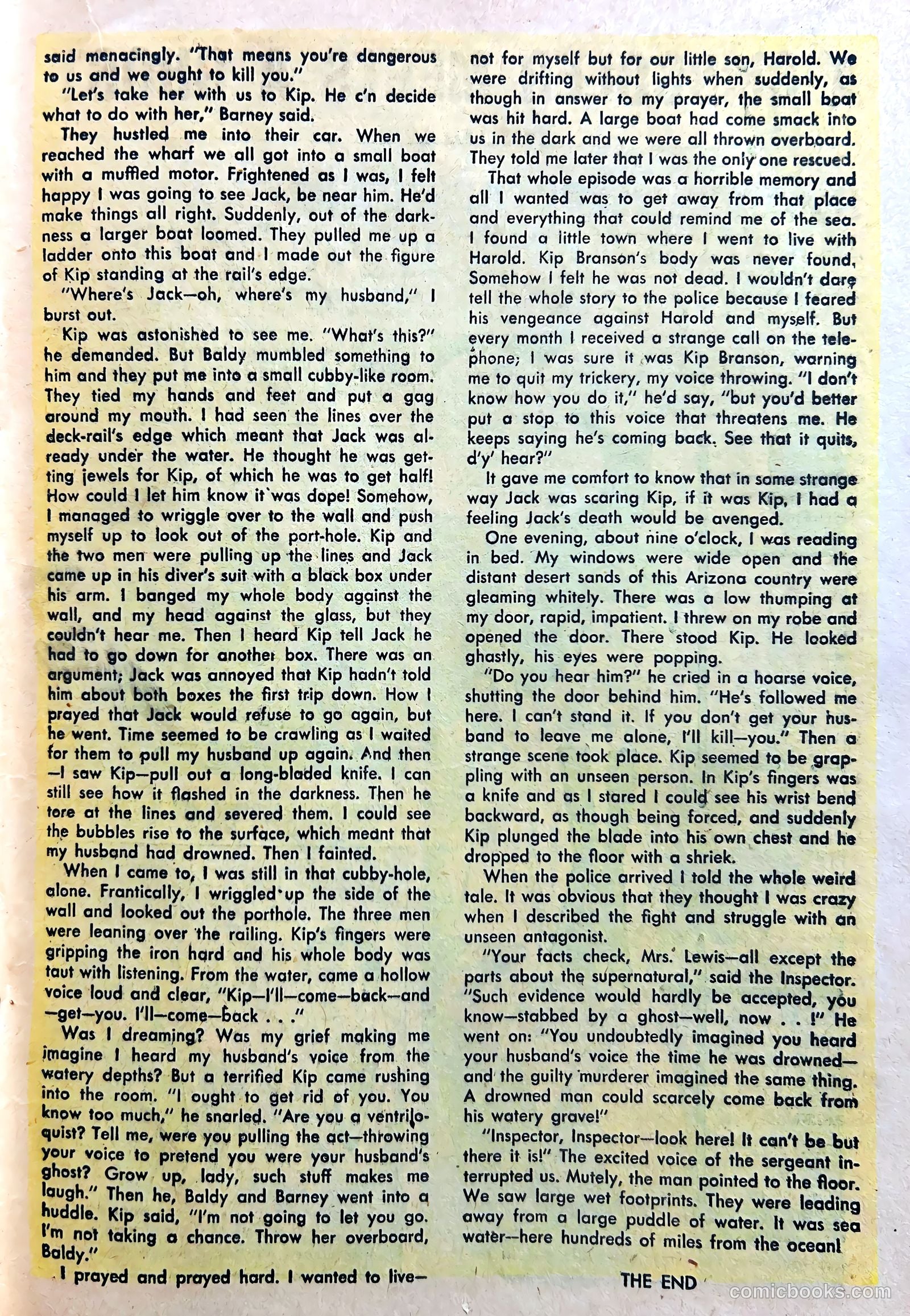 Dark Mysteries #11 (1953) — page 17 of 36
