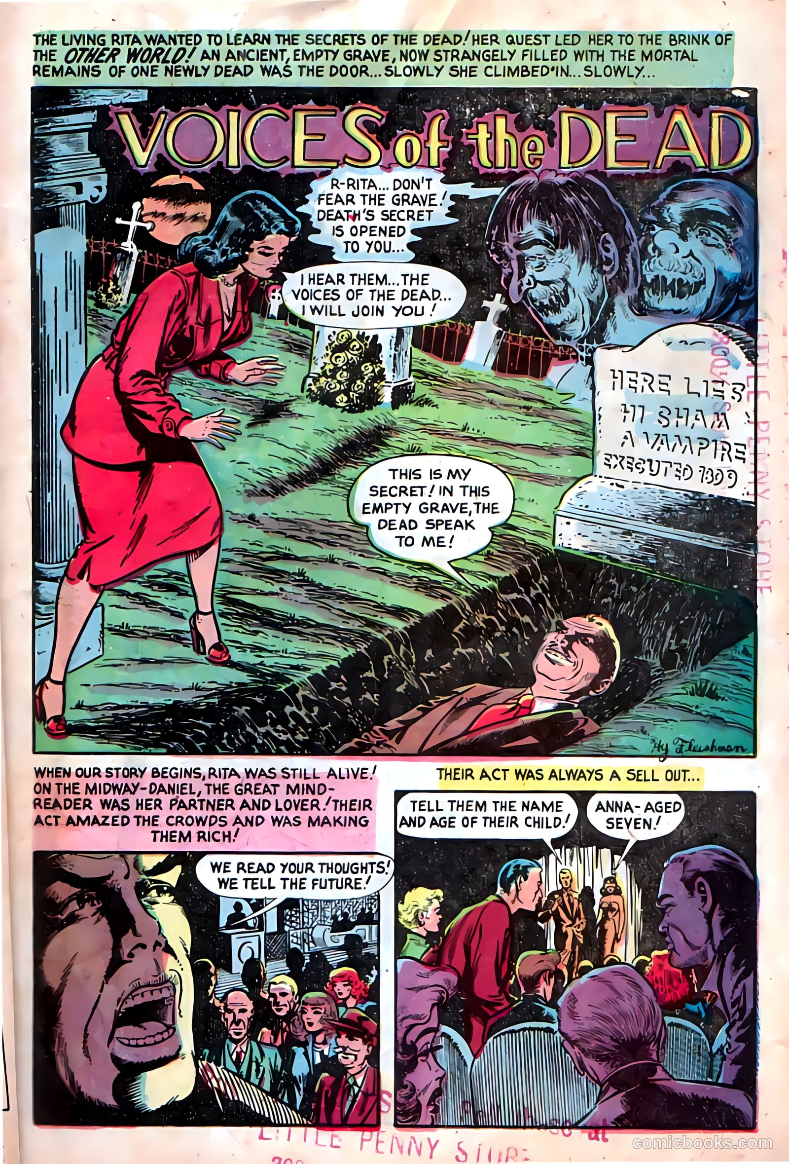 Dark Mysteries #12 (1953) — page 3 of 36