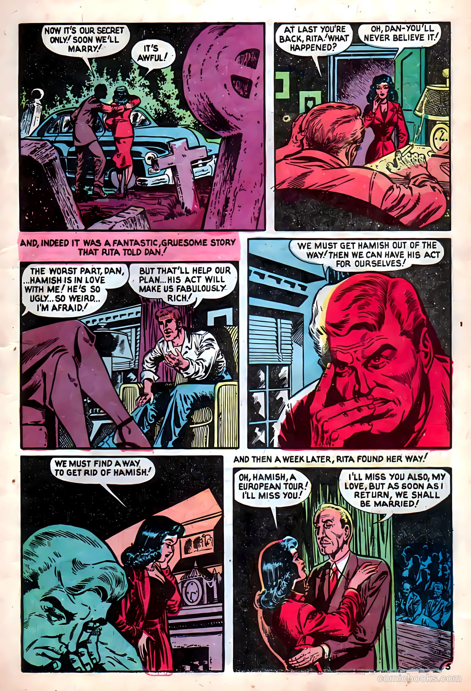 Dark Mysteries #12 (1953) — page 7 of 36
