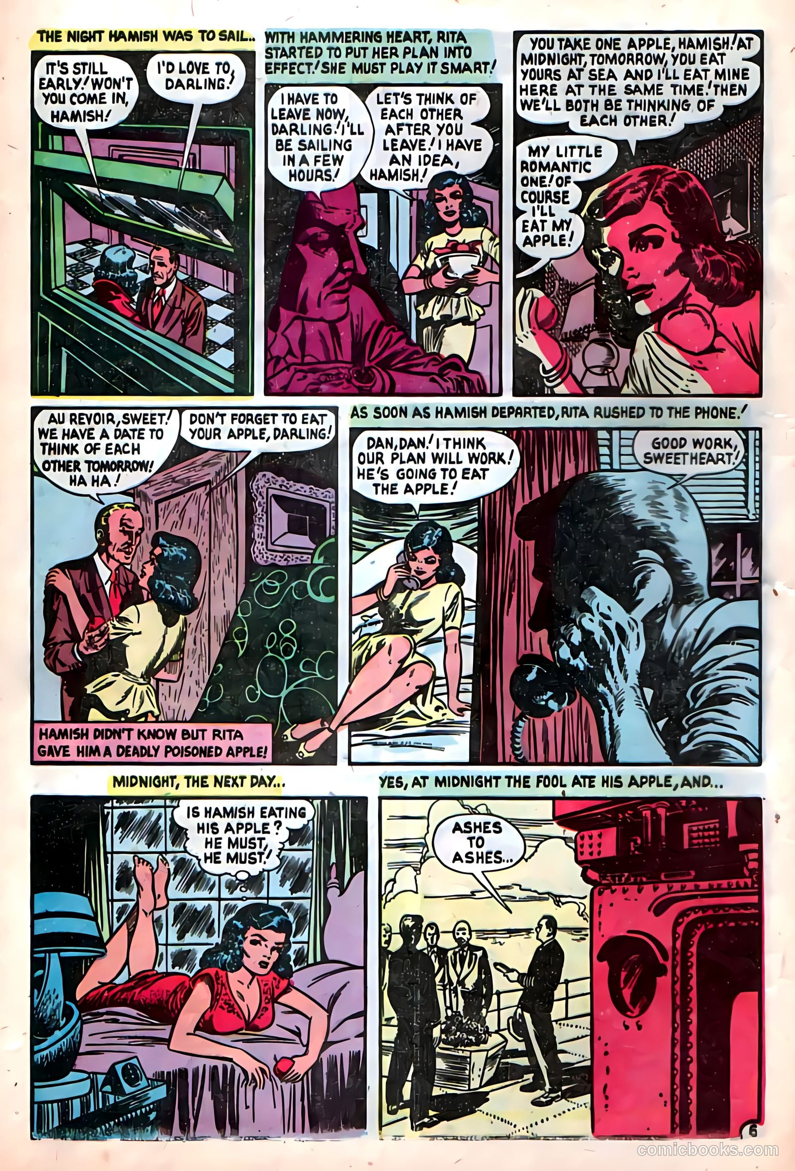 Dark Mysteries #12 (1953) — page 8 of 36