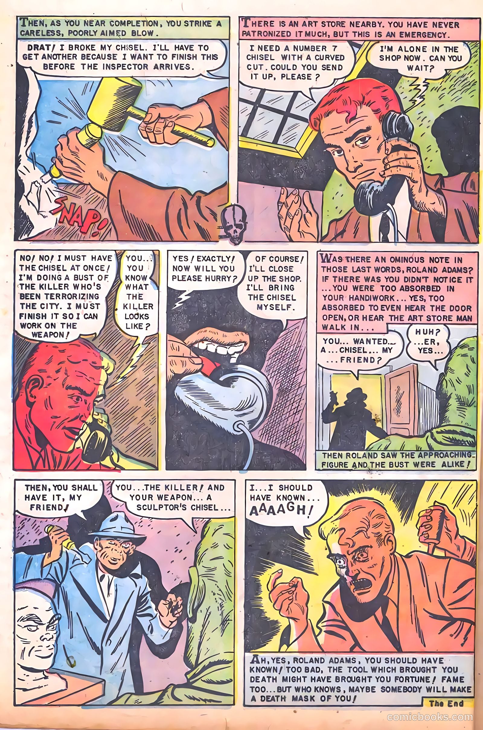 Dark Mysteries #12 (1953) — page 16 of 36
