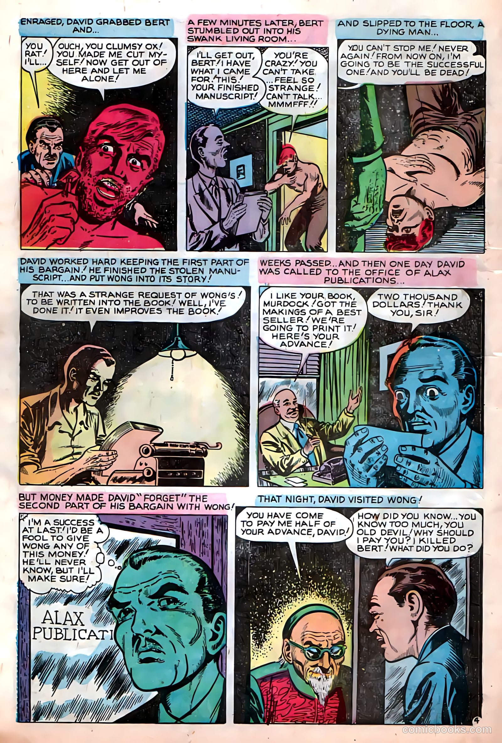 Dark Mysteries #12 (1953) — page 20 of 36