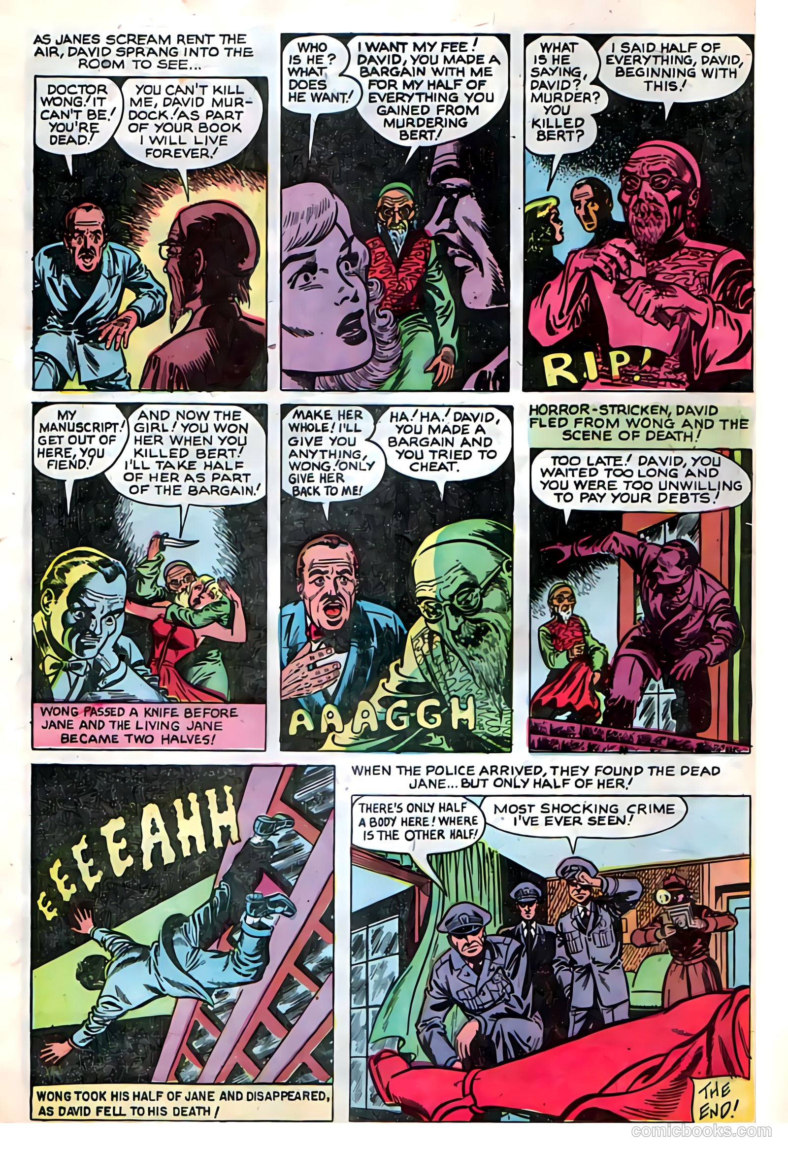 Dark Mysteries #12 (1953) — page 22 of 36