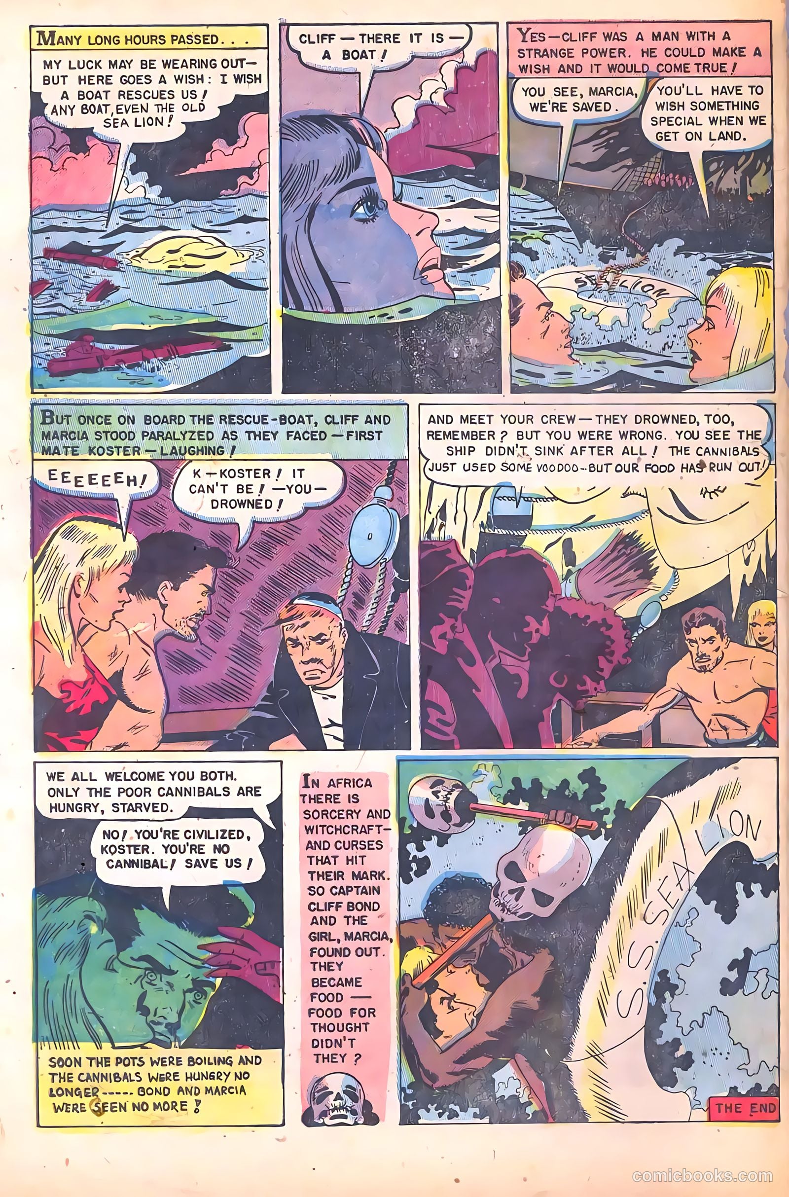 Dark Mysteries #12 (1953) — page 32 of 36