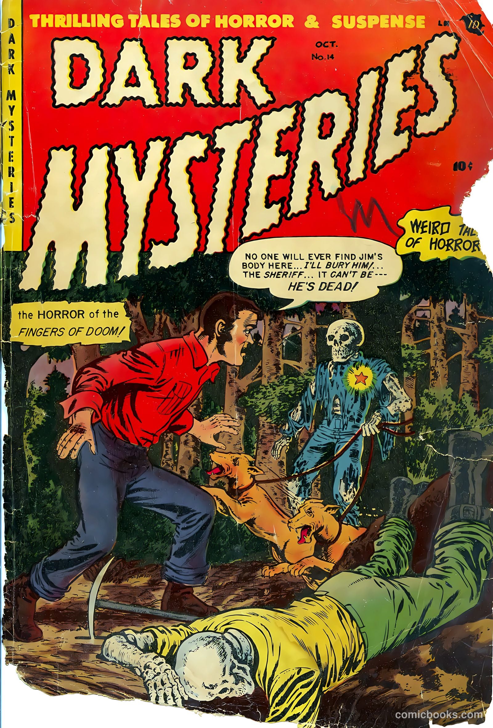 Dark Mysteries #14 (1953) — page 2 of 37