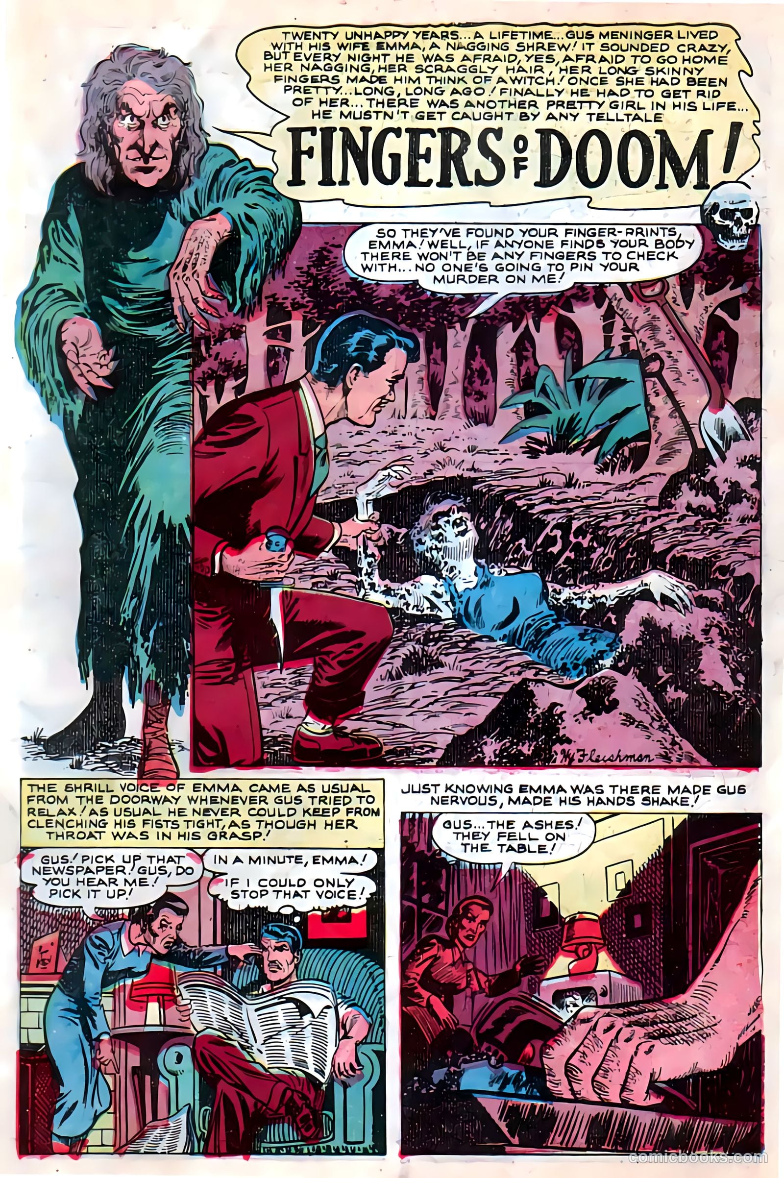 Dark Mysteries #14 (1953) — page 4 of 37