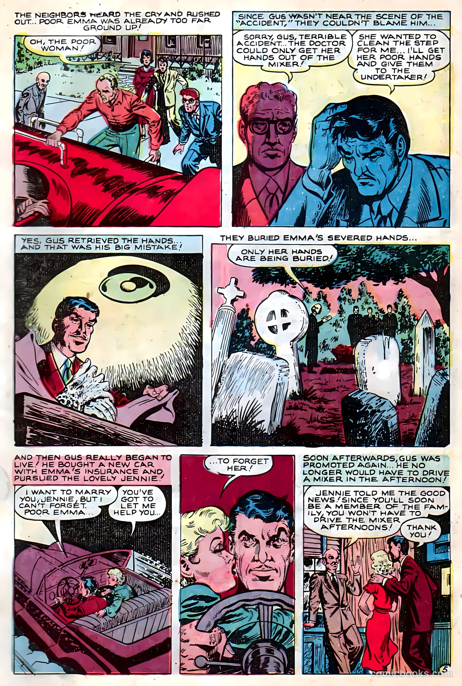 Dark Mysteries #14 (1953) — page 8 of 37