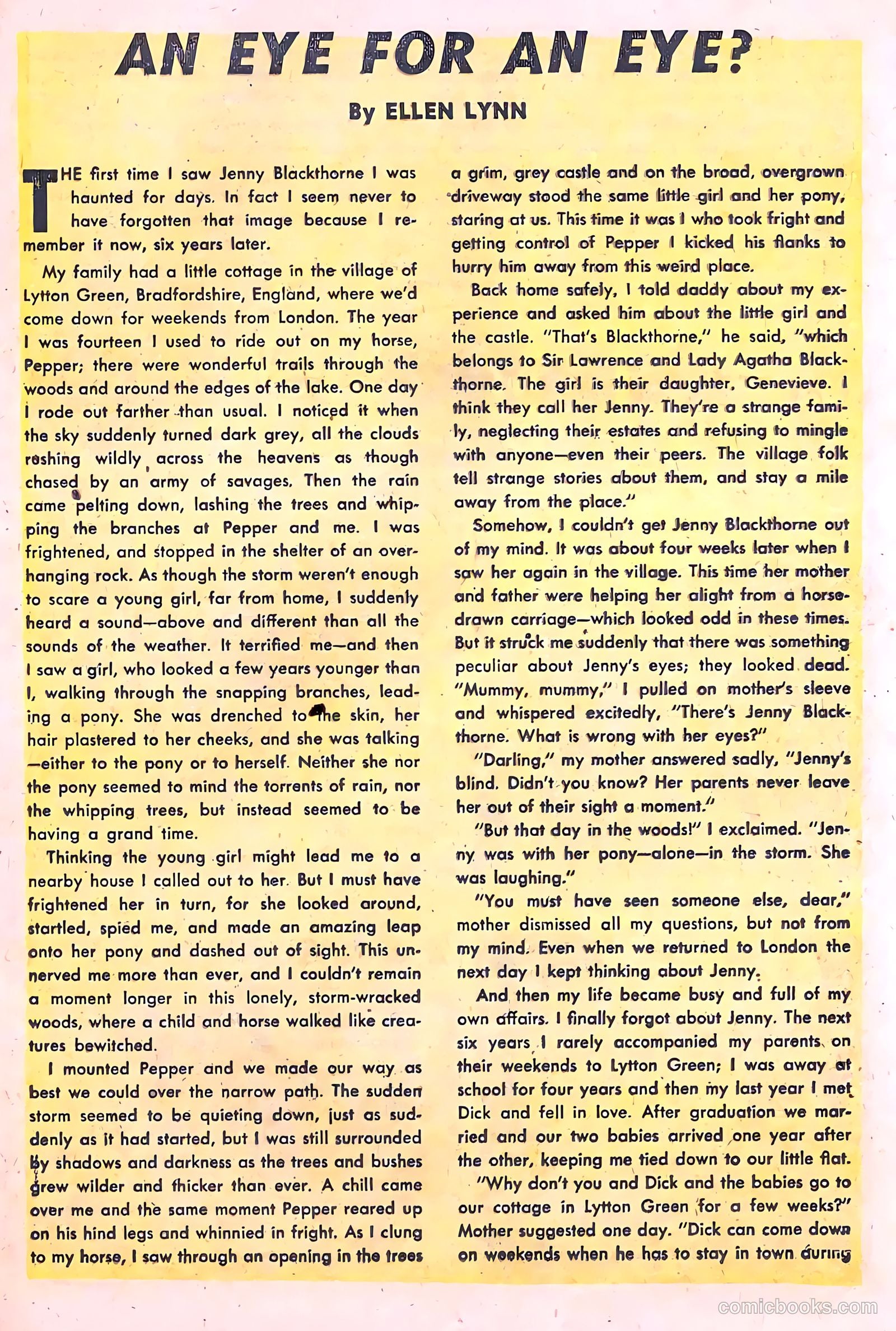 Dark Mysteries #14 (1953) — page 18 of 37