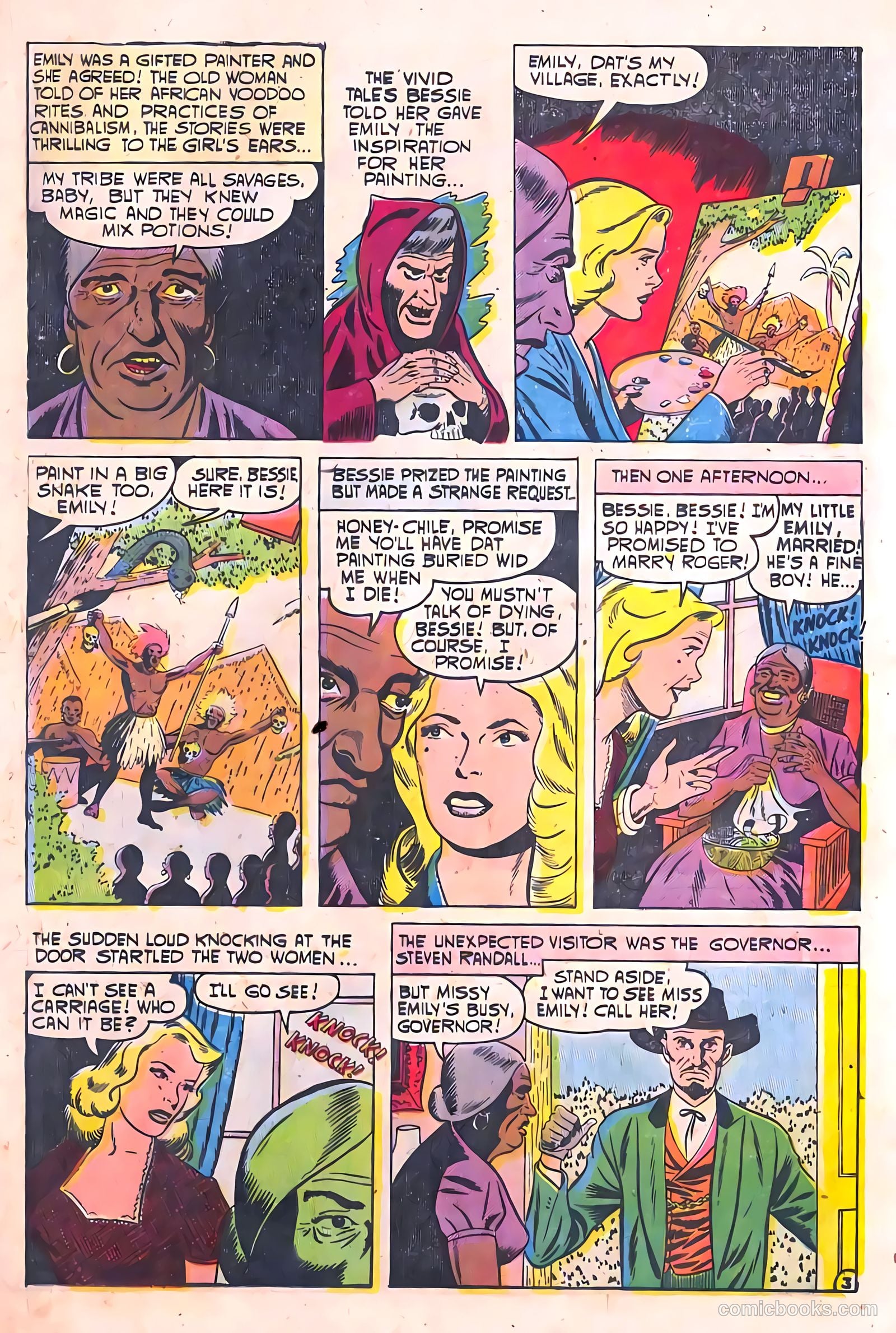 Dark Mysteries #14 (1953) — page 22 of 37