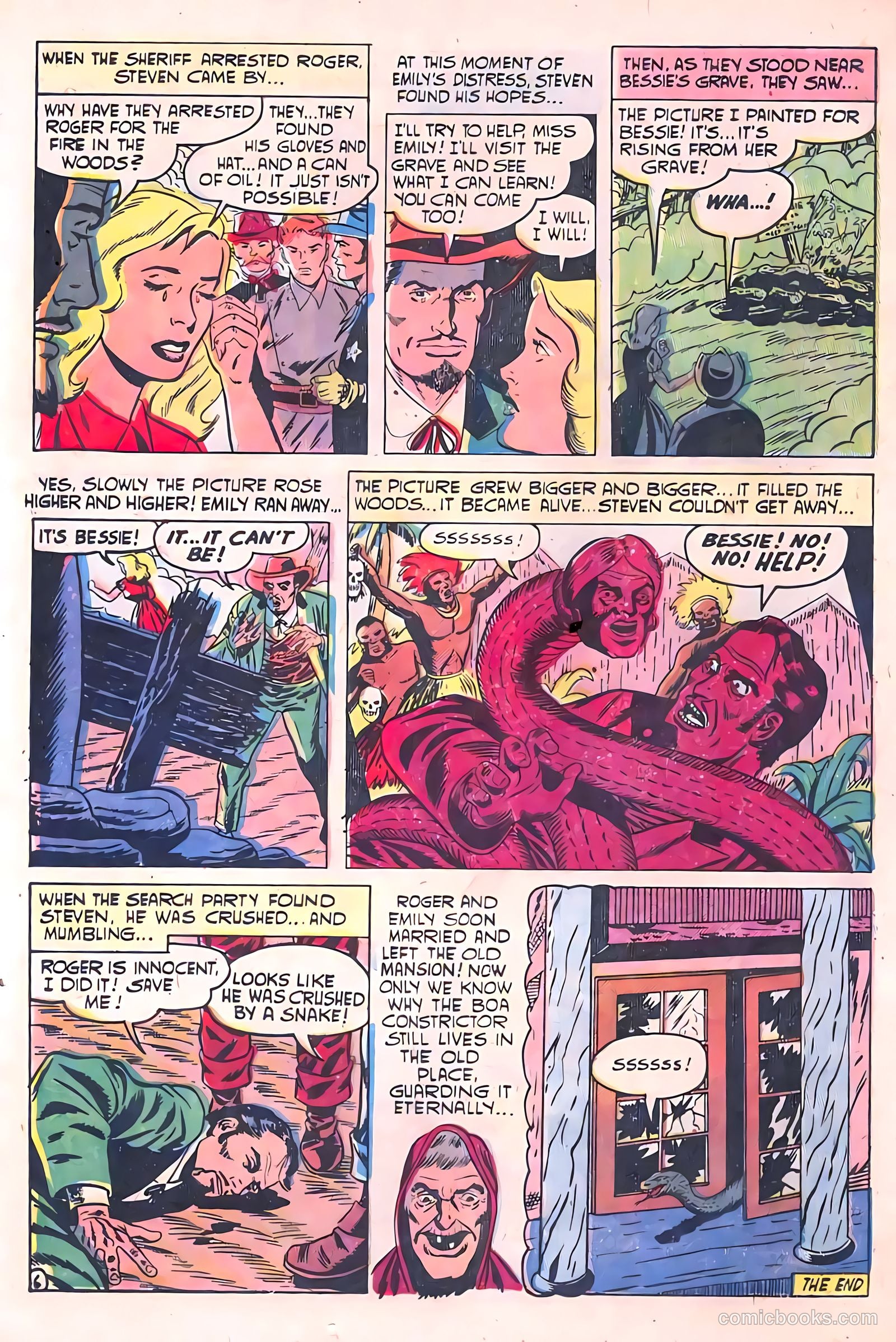 Dark Mysteries #14 (1953) — page 25 of 37