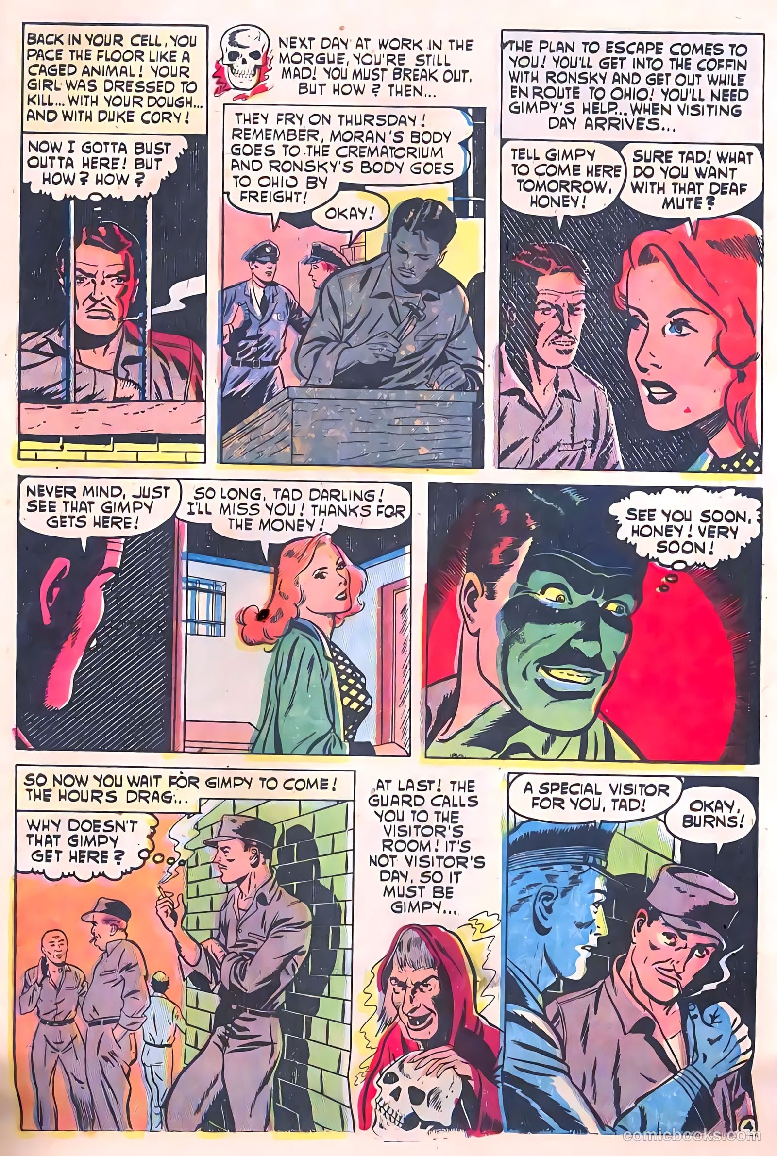 Dark Mysteries #14 (1953) — page 30 of 37
