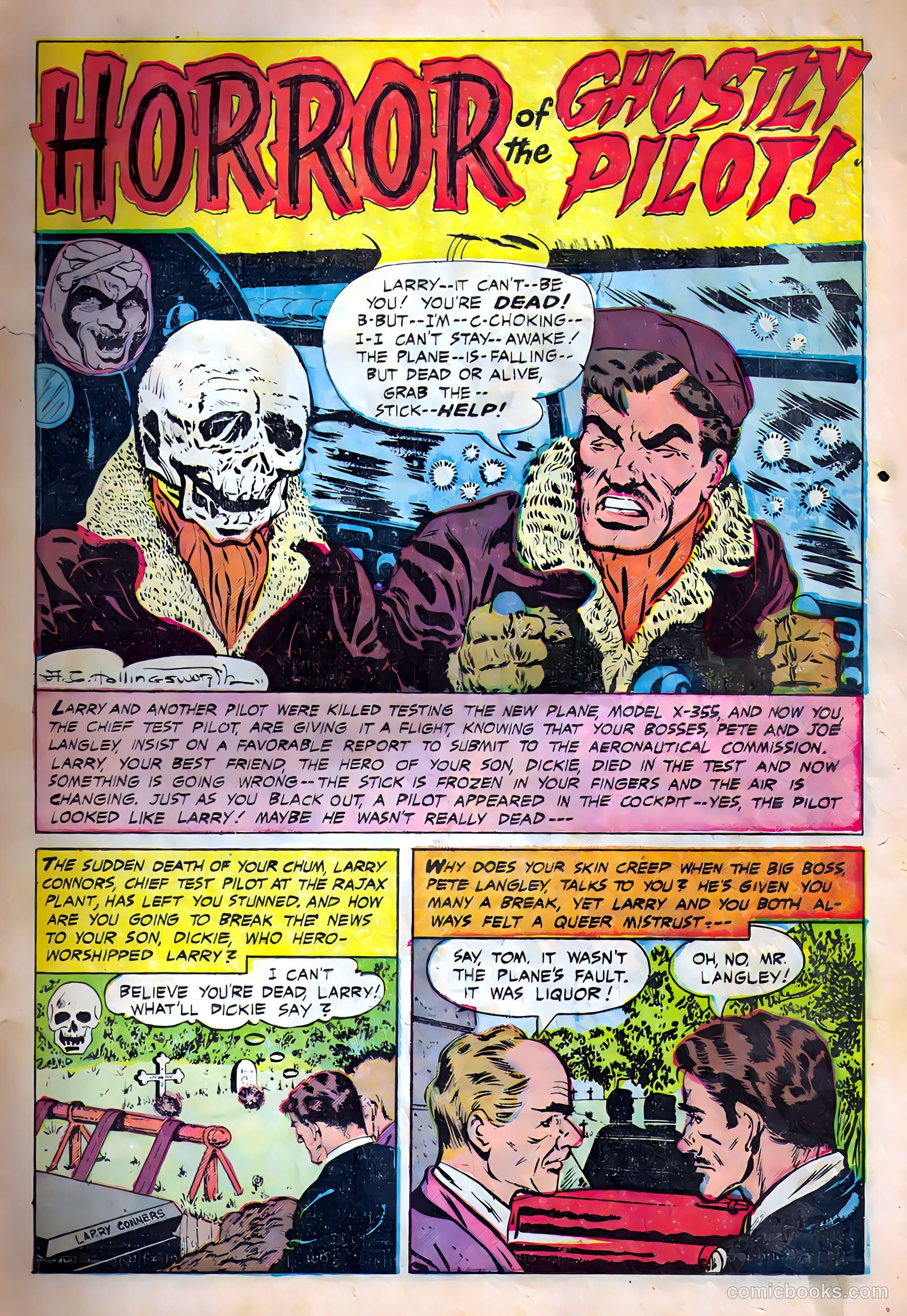 Dark Mysteries #15 (1953) — page 3 of 36