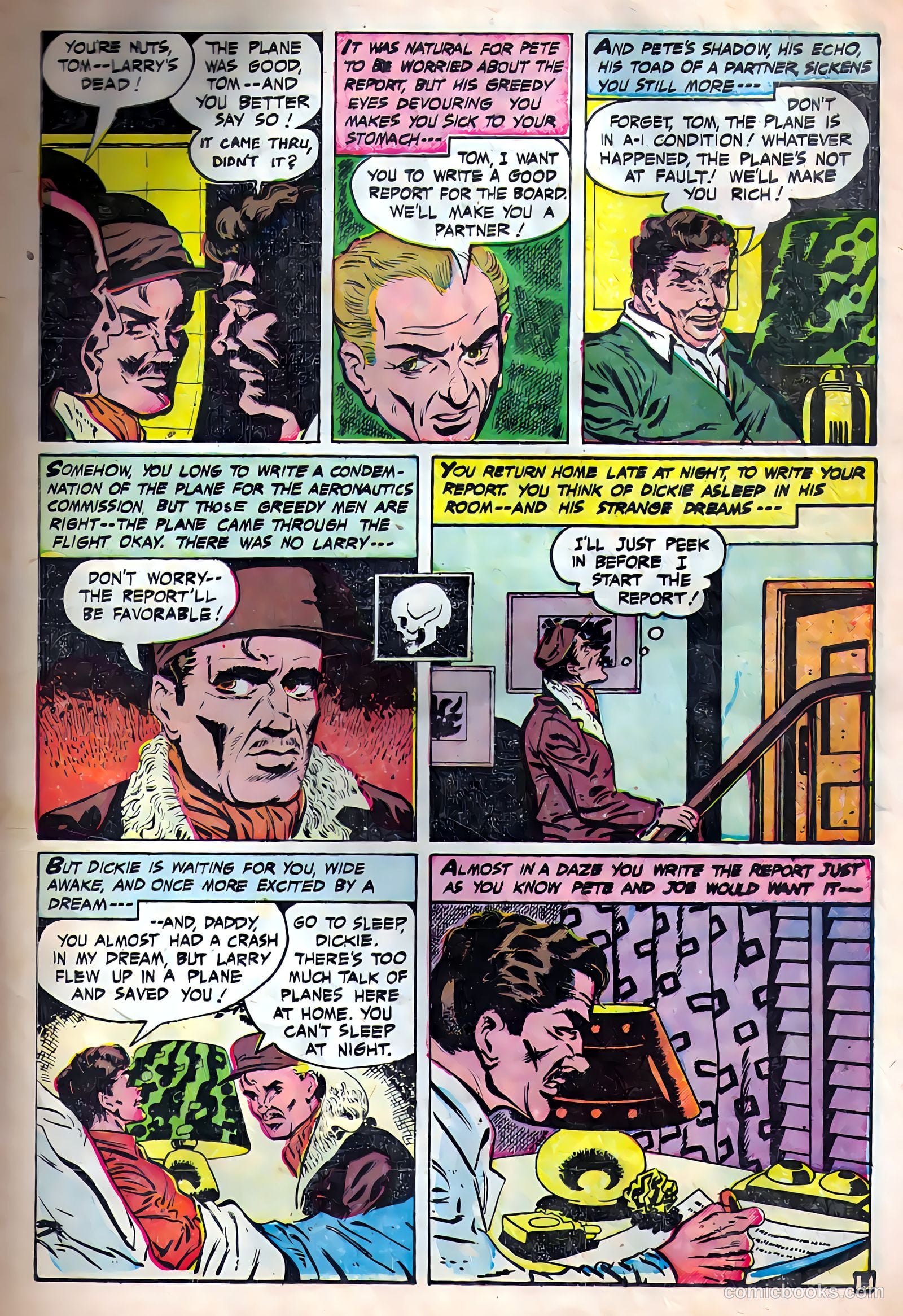 Dark Mysteries #15 (1953) — page 7 of 36